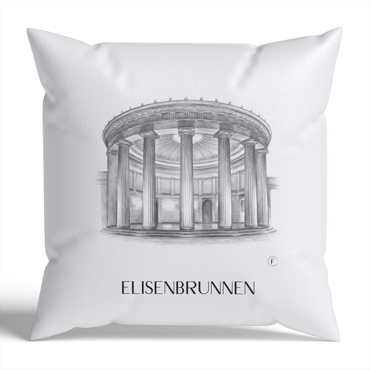 elisenbrunnen-aachen-deutschland-kissenbezug-bleistift-zeichnung-drawing