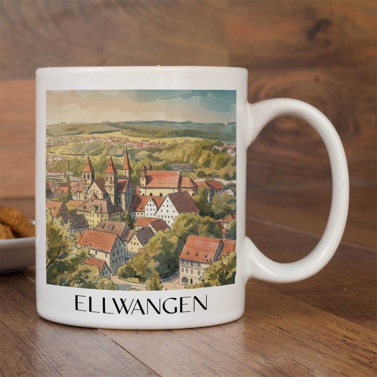 ellwangen-ostwürttemberg-deutschland-kaffeebecher-aquarell