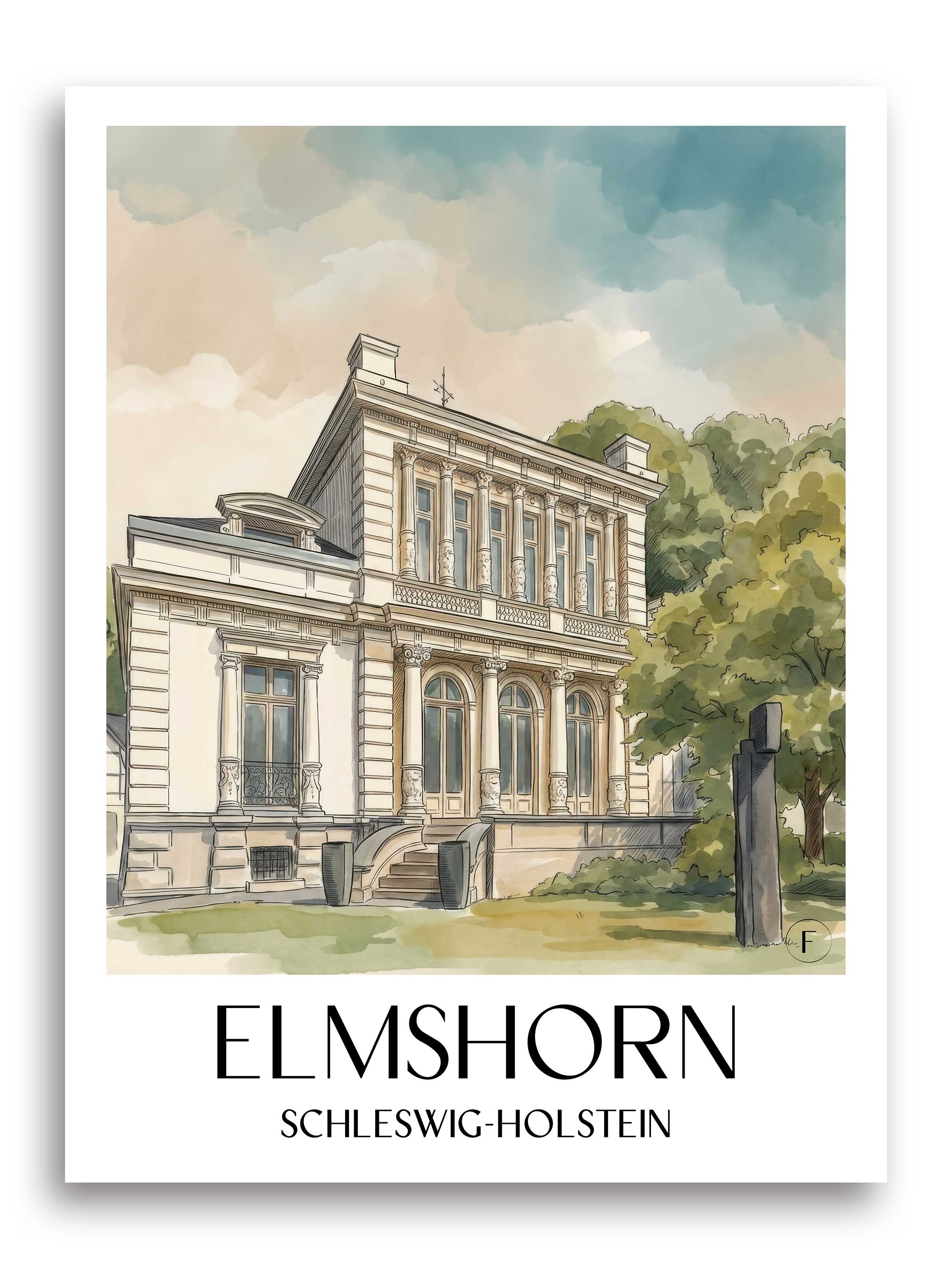 elmshorn-schleswig-holstein-deutschland-poster-aquarell