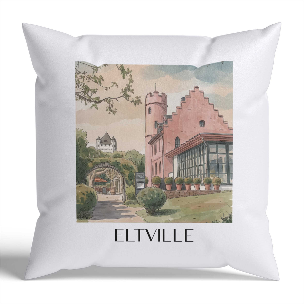 eltville-rheingau-deutschland-kissenbezug-aquarell