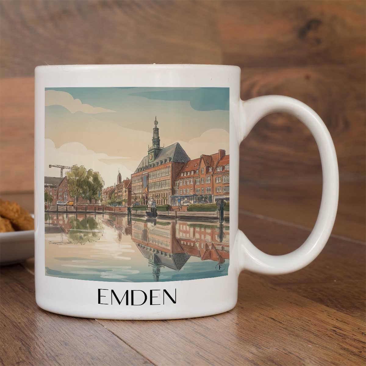 emden-ostfriesland-deutschland-kaffeebecher-aquarell