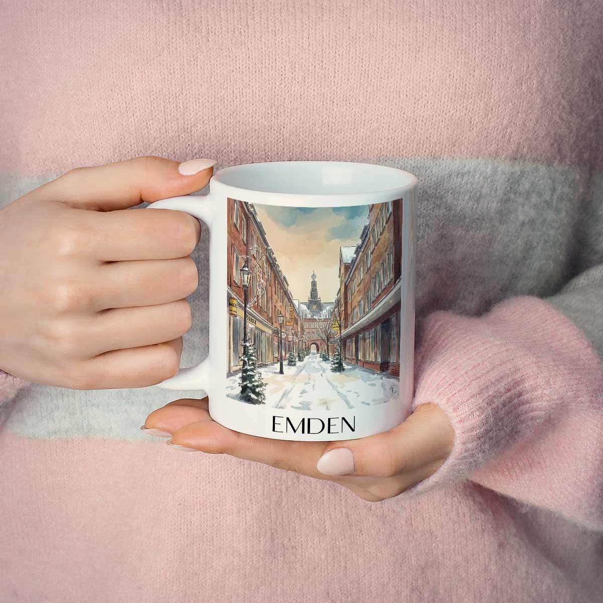 emden-(im-winter)-ostfriesland-deutschland-kaffeebecher-aquarell