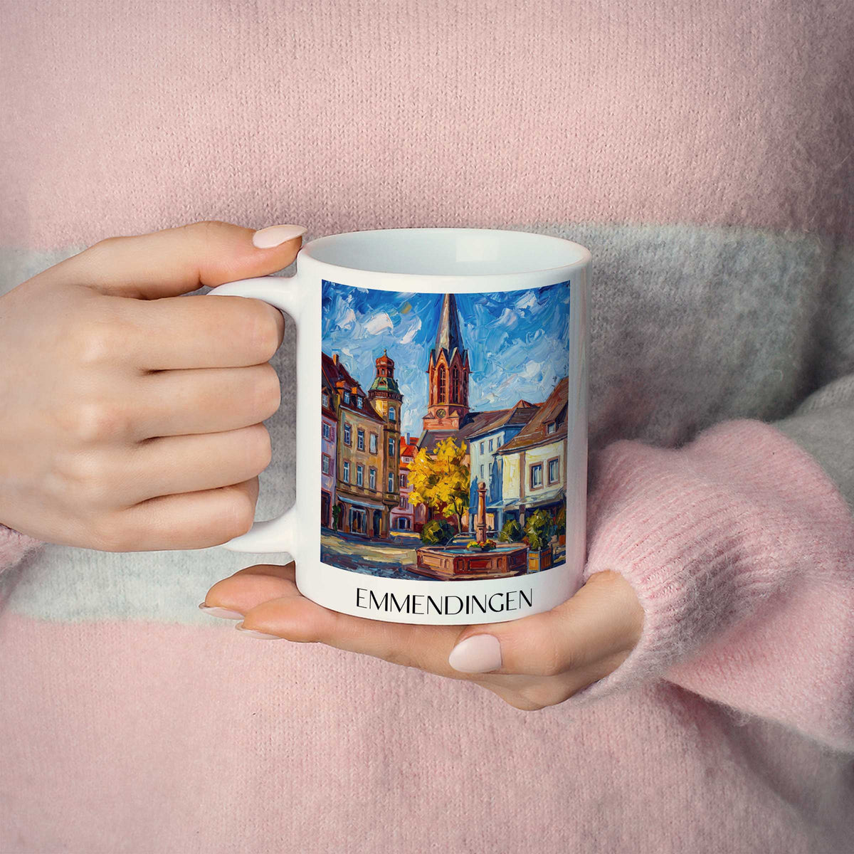 emmendingen-breisgau-deutschland-kaffeebecher-oil-painting-oelgemaelde