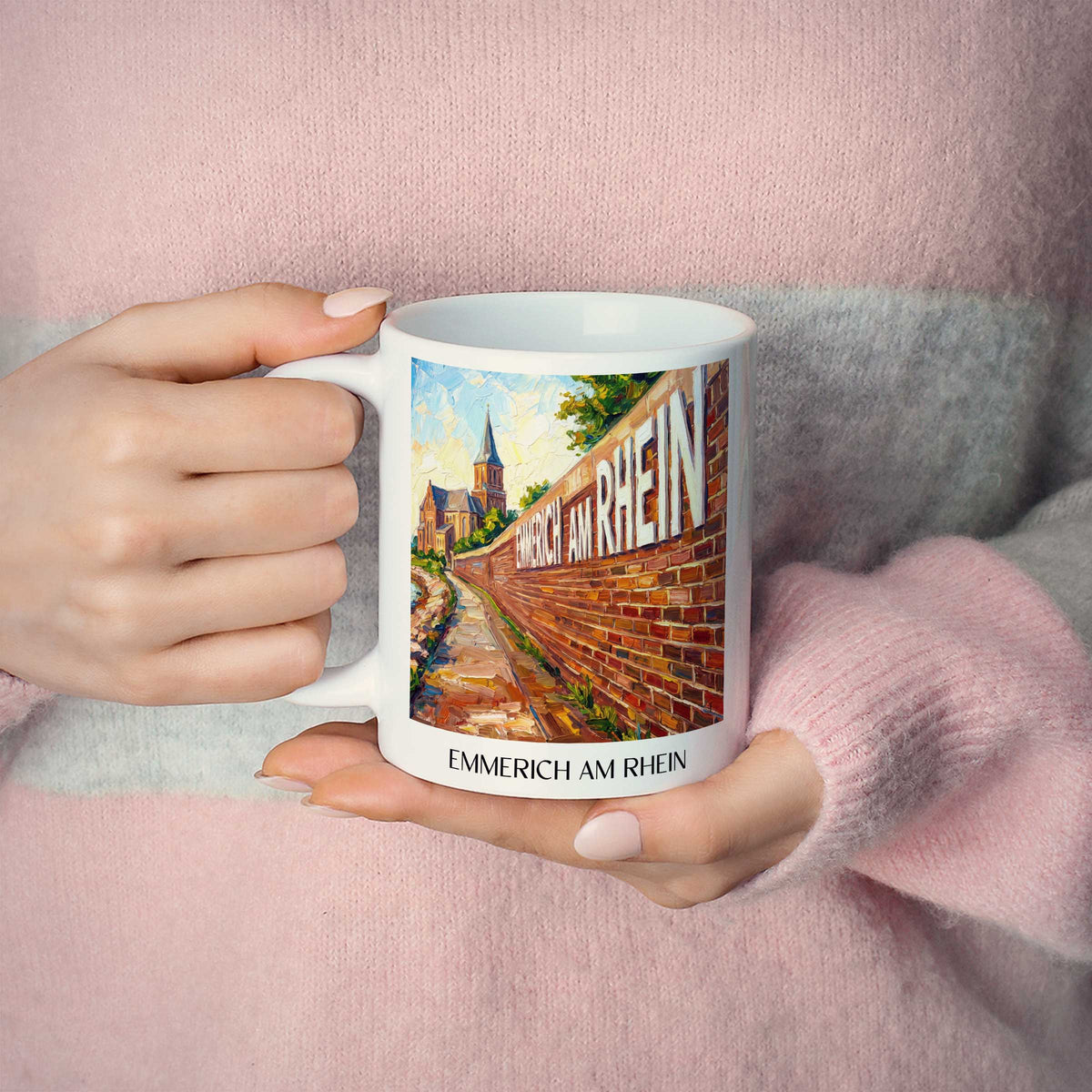 emmerich-am-rhein-niederrhein-deutschland-kaffeebecher-oil-painting-oelgemaelde