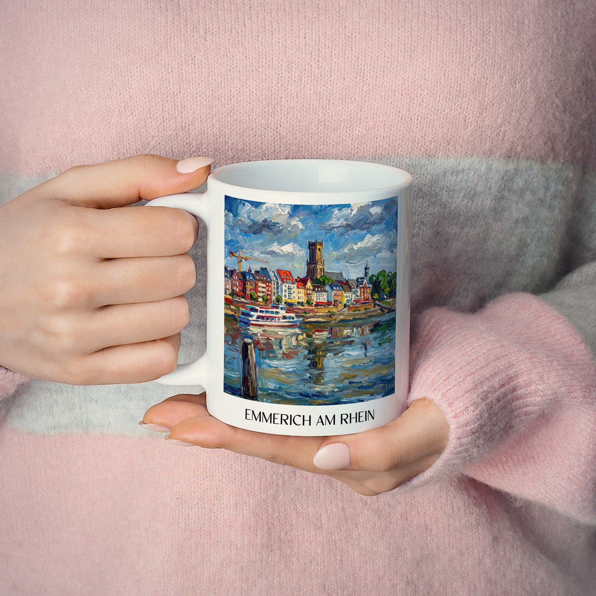 emmerich-am-rhein-niederrhein-deutschland-kaffeebecher-oil-painting-oelgemaelde
