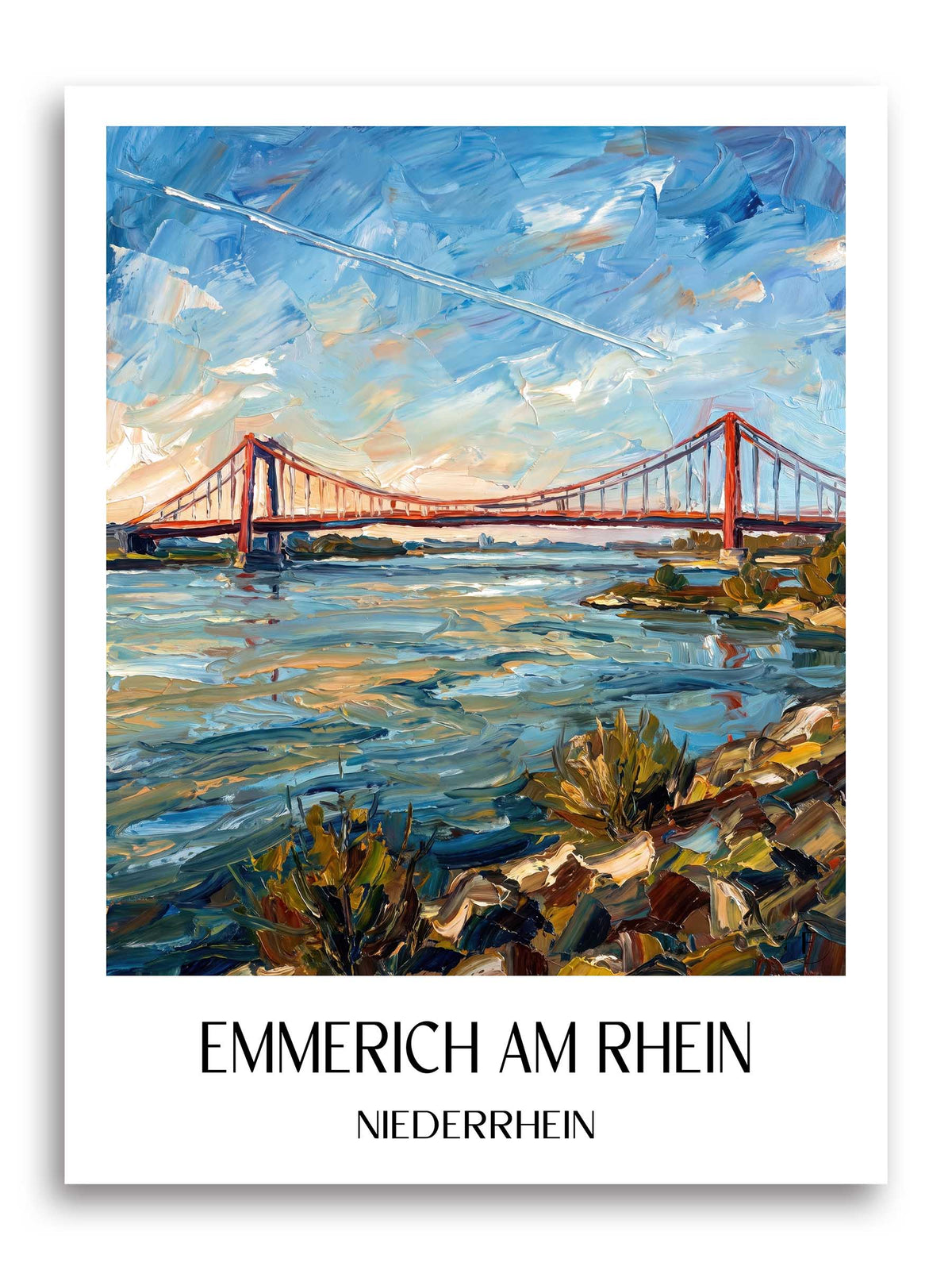 emmerich-am-rhein-niederrhein-deutschland-poster-oil-painting-oelgemaelde
