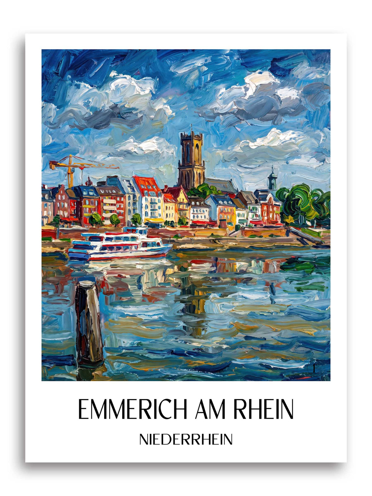 emmerich-am-rhein-niederrhein-deutschland-poster-oil-painting-oelgemaelde