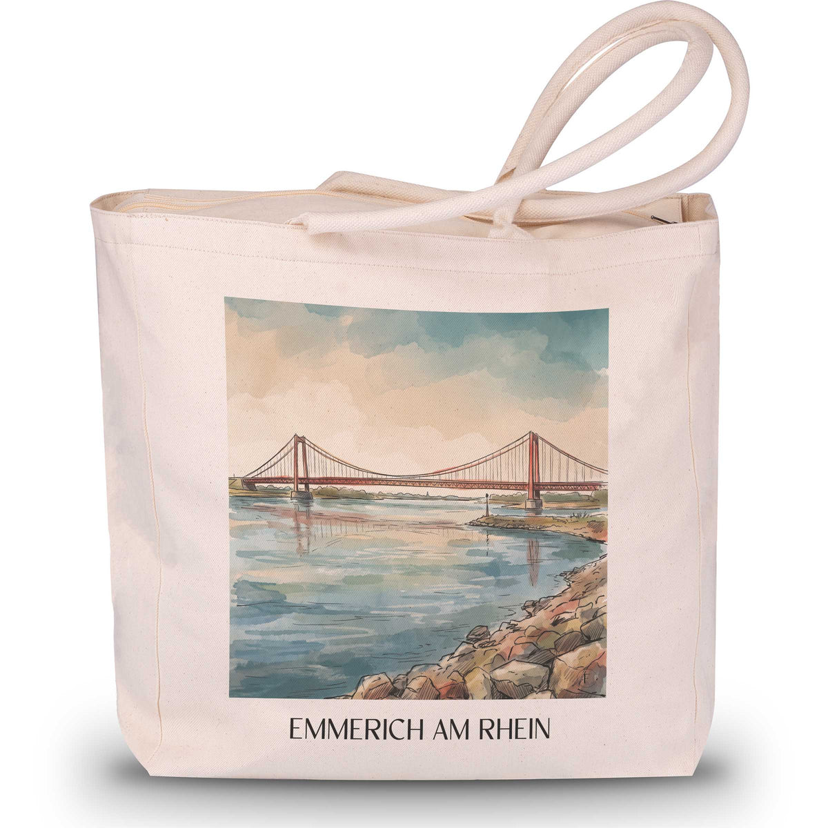 emmerich-am-rhein-niederrhein-deutschland-einkaufstasche-aquarell