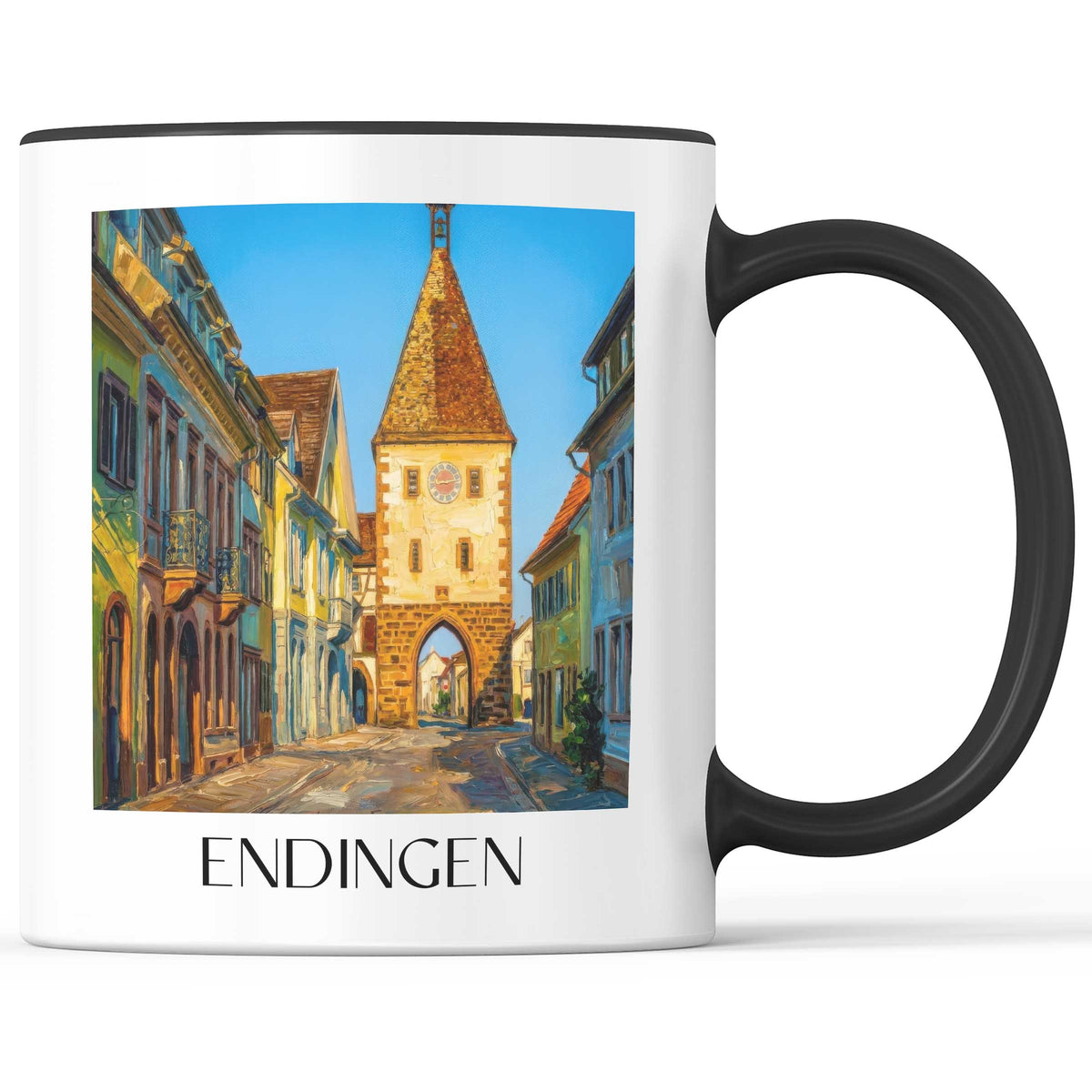 endingen-kaiserstuhl-deutschland-kaffeebecher-oil-painting-oelgemaelde