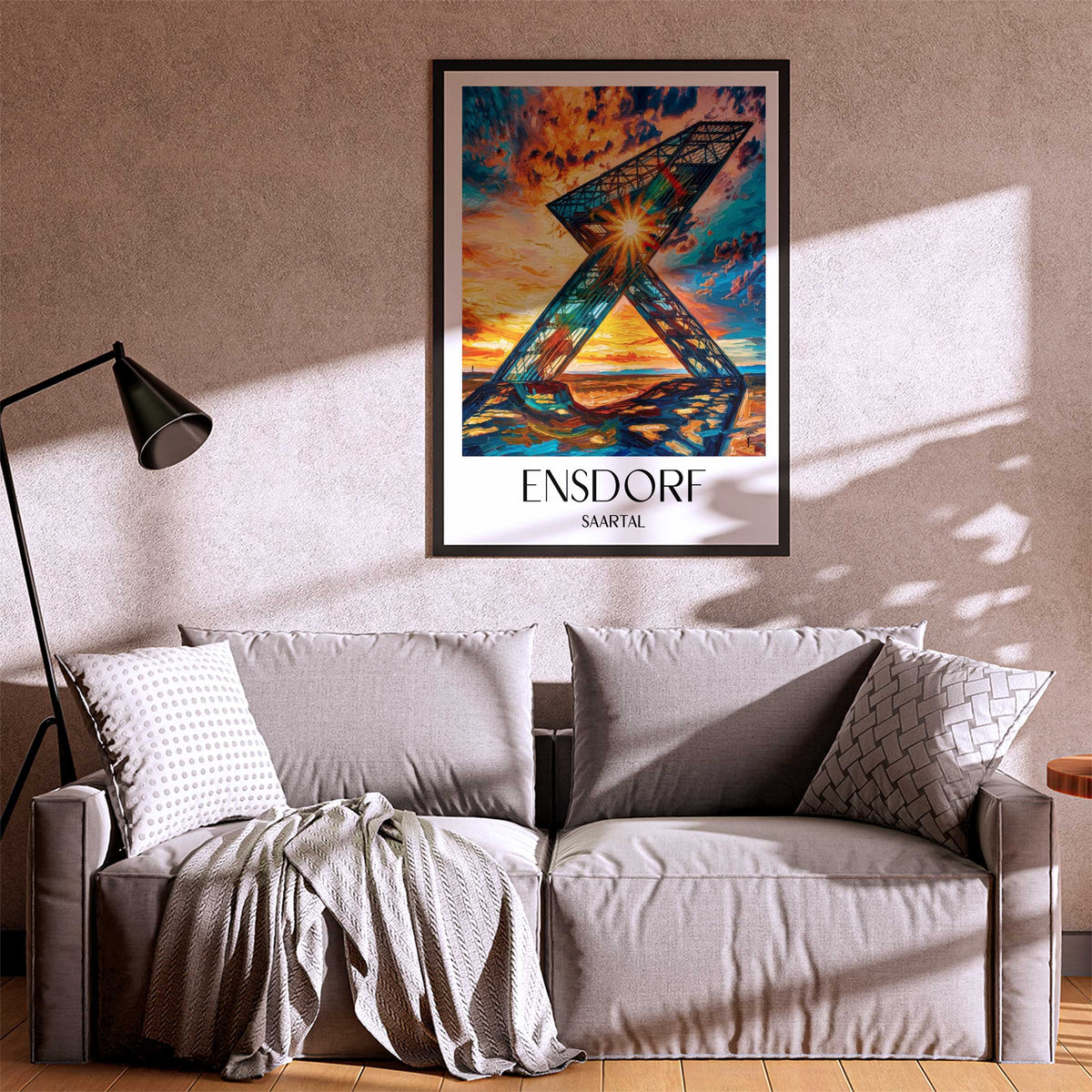 ensdorf-saartal-deutschland-poster-oil-painting-oelgemaelde