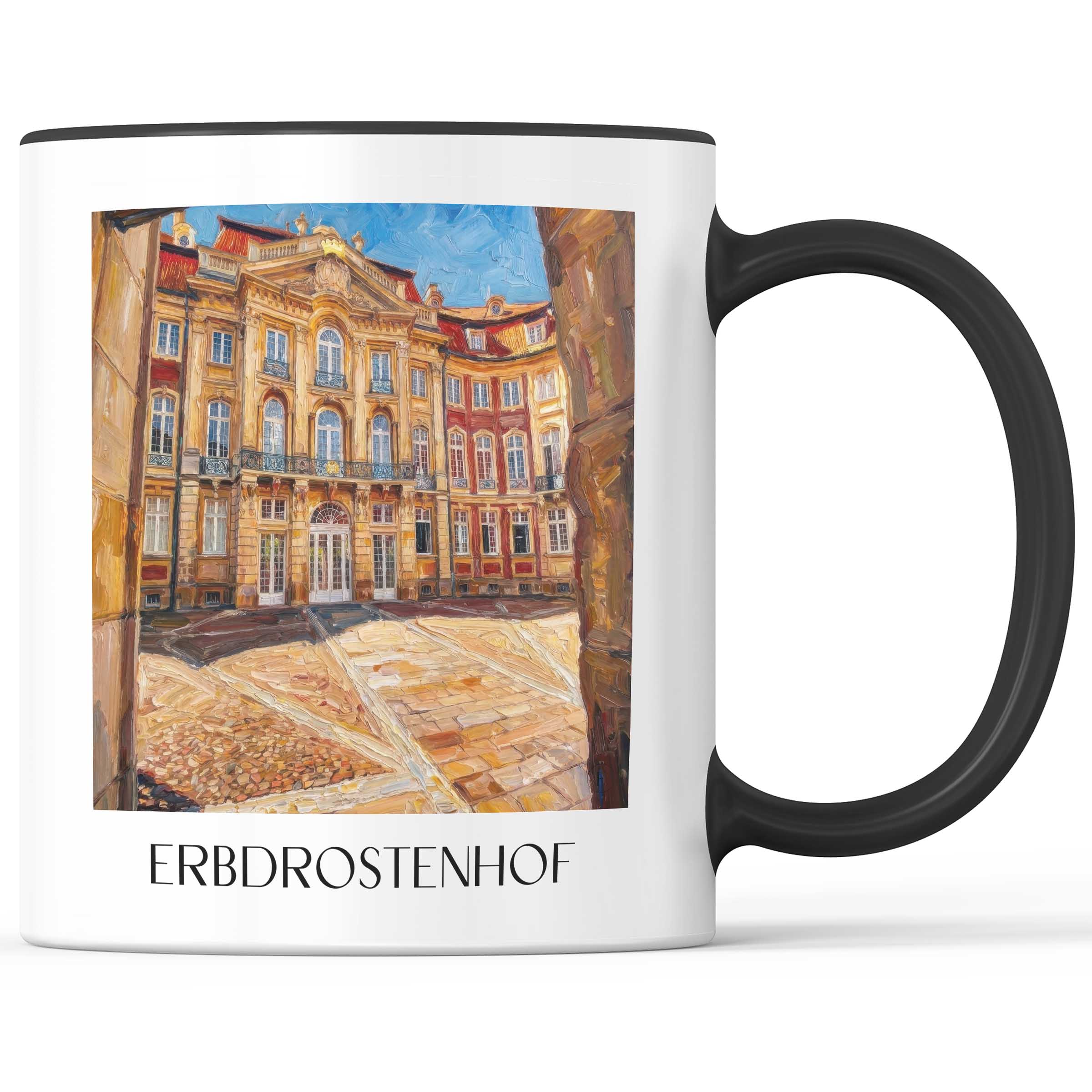 erbdrostenhof-münster-deutschland-kaffeebecher-oil-painting-oelgemaelde