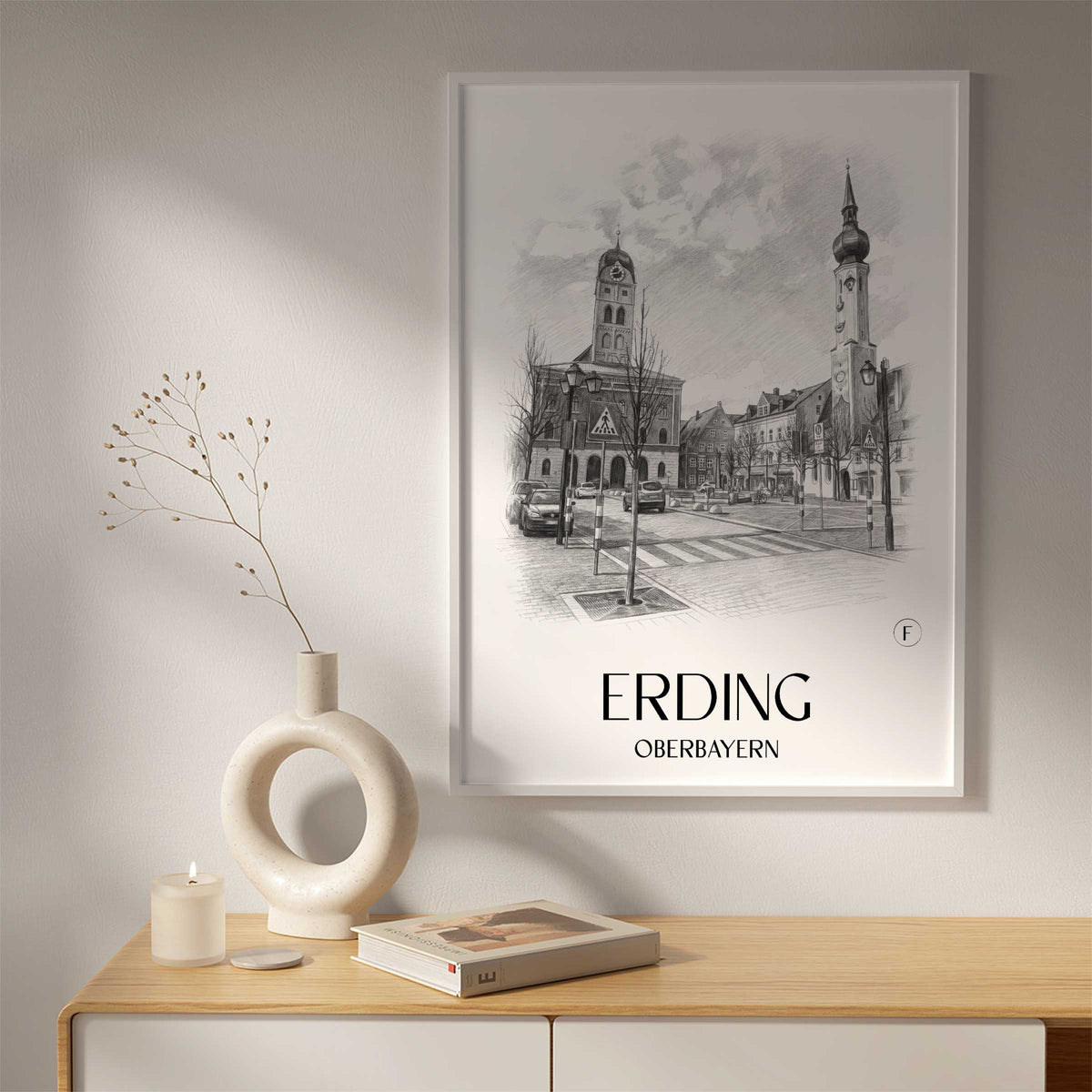 erding-oberbayern-deutschland-poster-bleistift-zeichnung-drawing