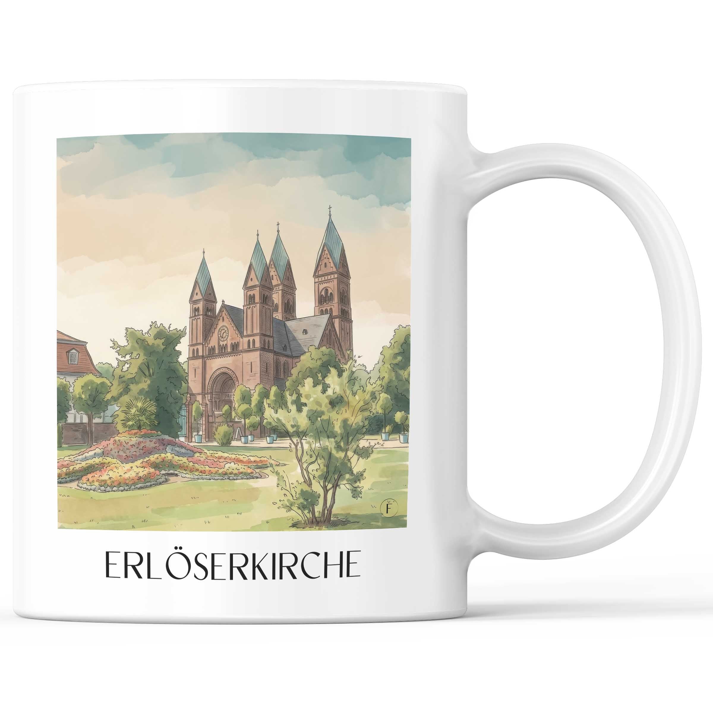 erlöserkirche-bad-homburg-deutschland-kaffeebecher-aquarell