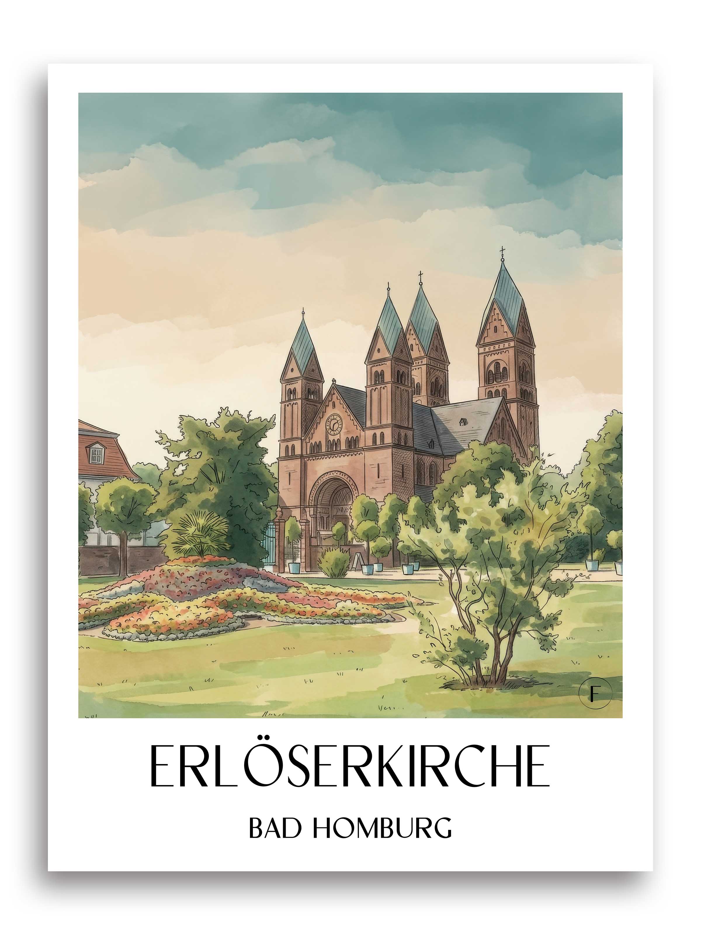 erlöserkirche-bad-homburg-deutschland-poster-aquarell