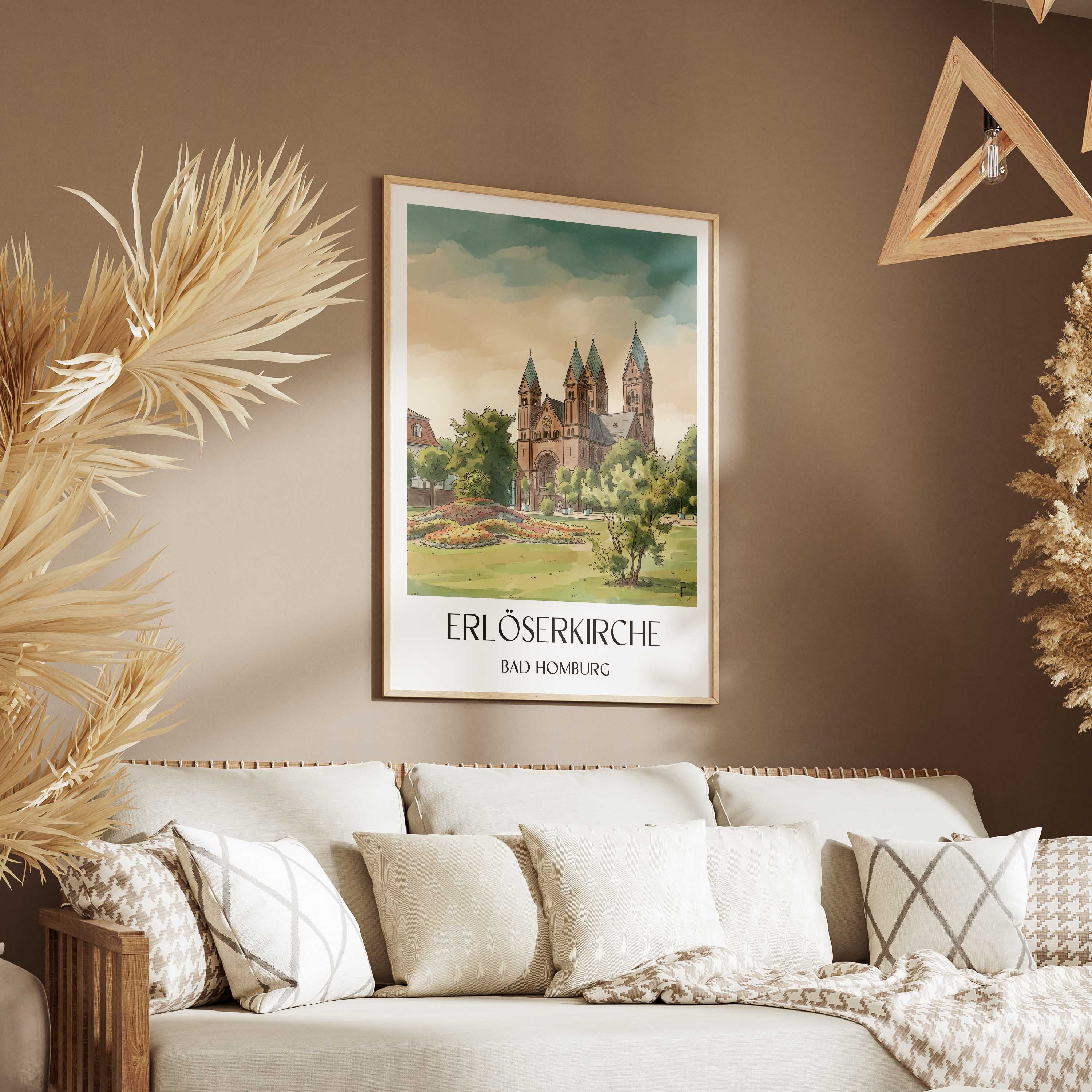 erlöserkirche-bad-homburg-deutschland-poster-aquarell