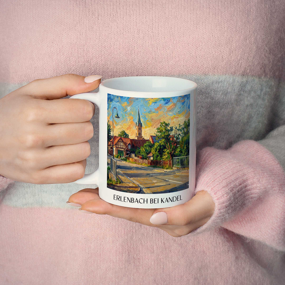 erlenbach-bei-kandel-südpfalz-deutschland-kaffeebecher-oil-painting-oelgemaelde