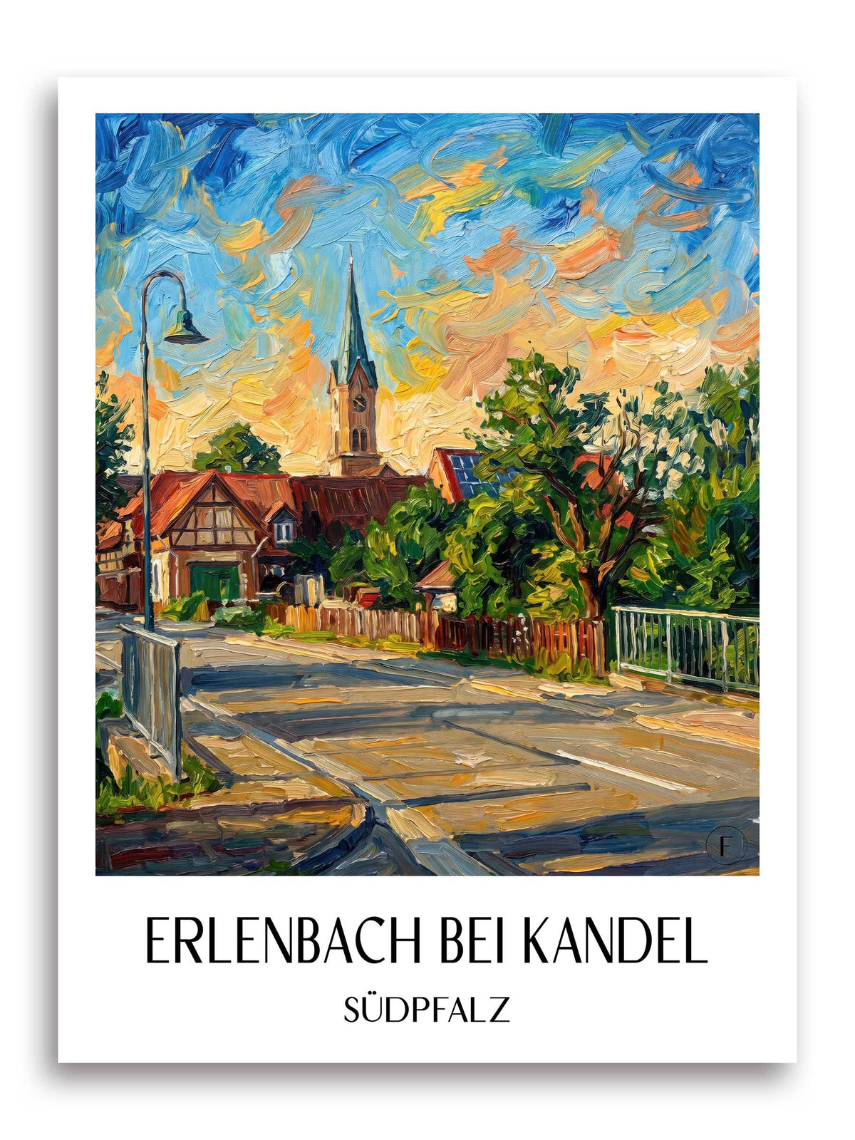 erlenbach-bei-kandel-südpfalz-deutschland-poster-oil-painting-oelgemaelde