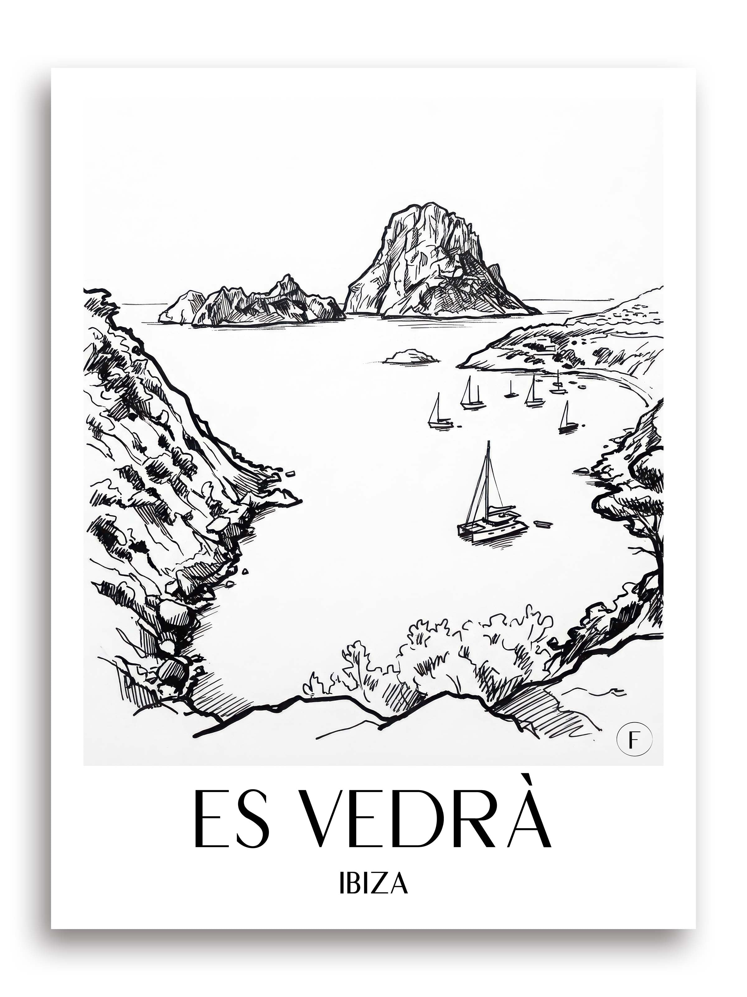 es-vedrà-ibiza-spanien-poster-skizze