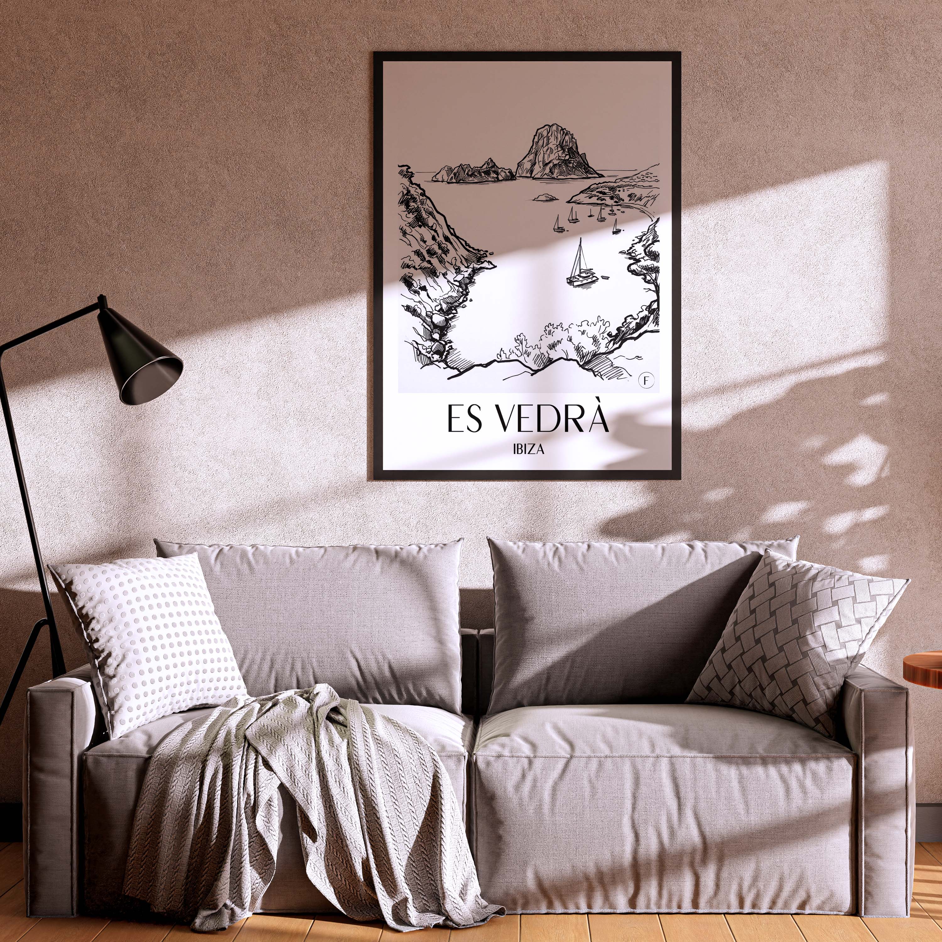 es-vedrà-ibiza-spanien-poster-skizze