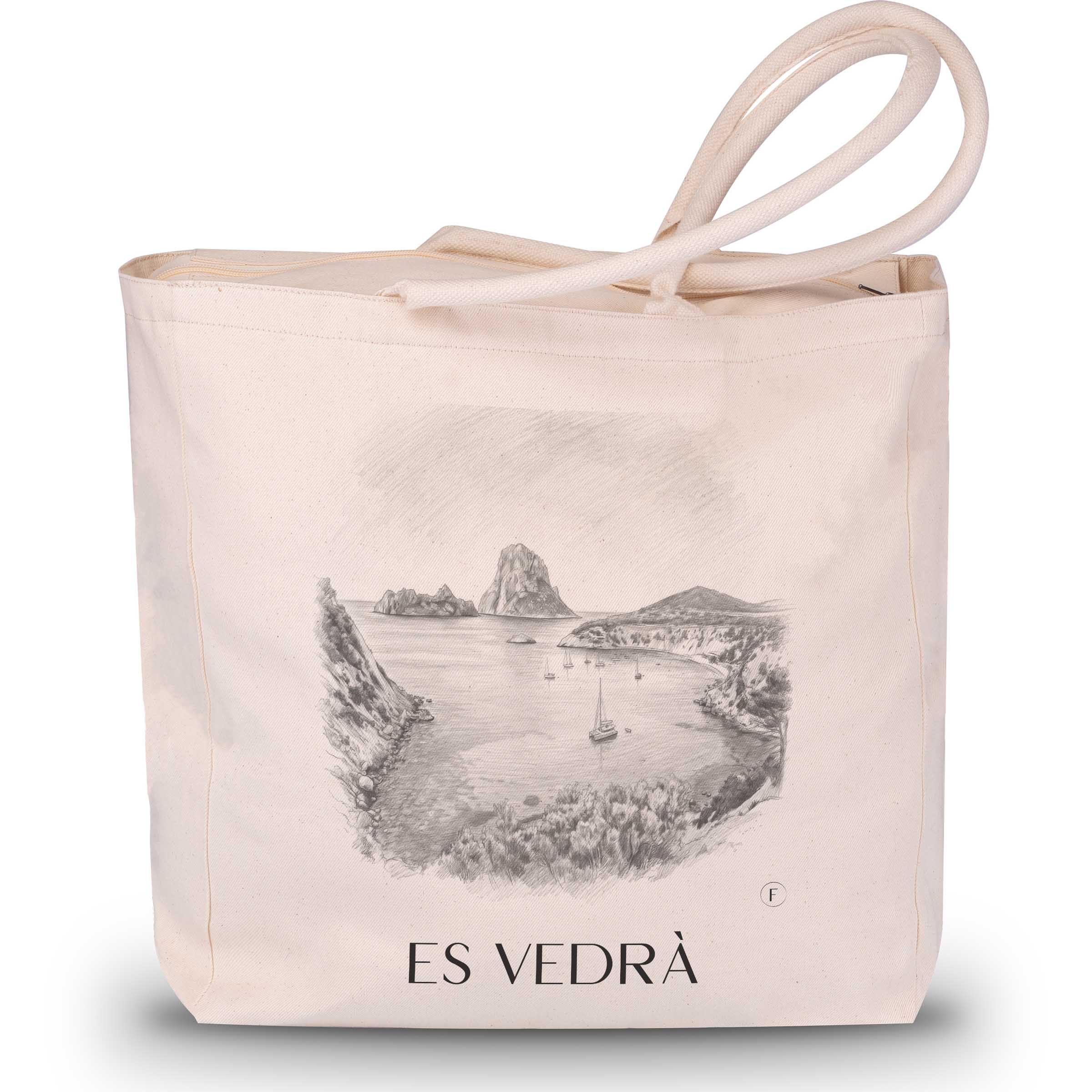 es-vedrà-ibiza-spanien-einkaufstasche-bleistift-zeichnung-drawing