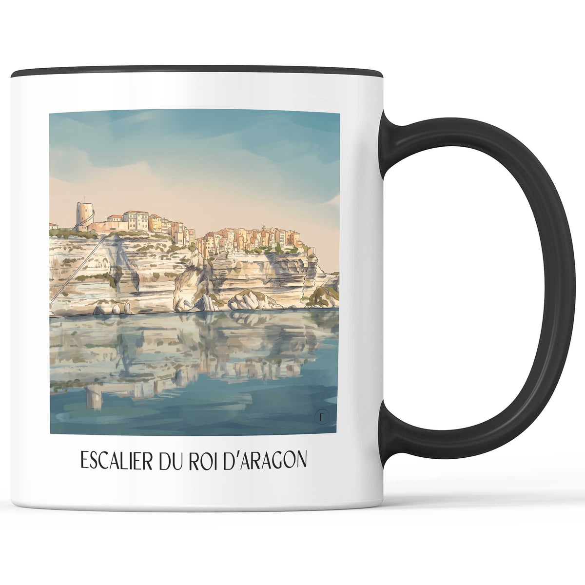 escalier-du-roi-d’aragon-bonifacio-frankreich-kaffeebecher-aquarell