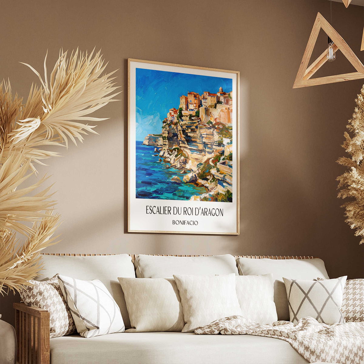 escalier-du-roi-d’aragon-bonifacio-frankreich-poster-oil-painting-oelgemaelde