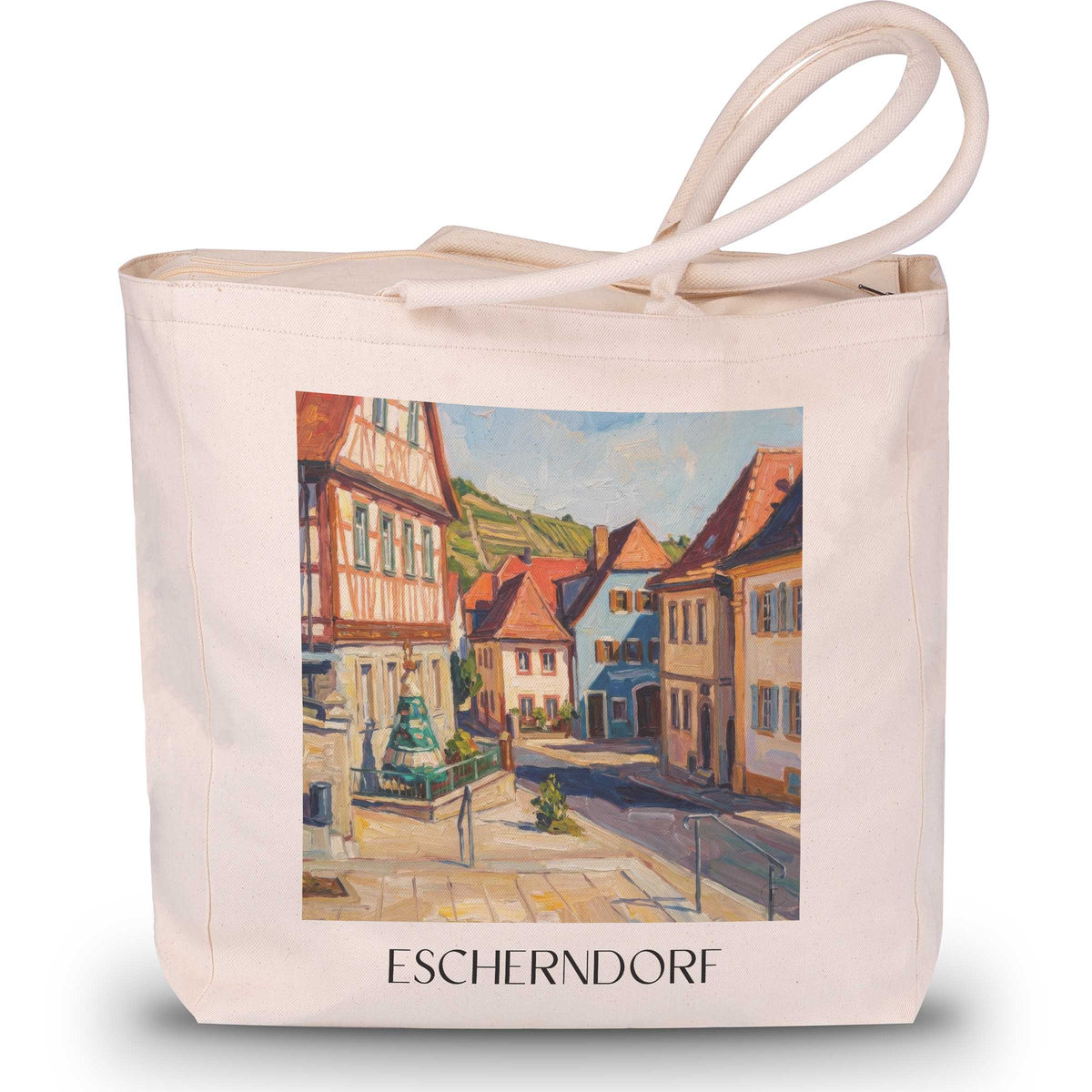 escherndorf-mainschleife-deutschland-einkaufstasche-oil-painting-oelgemaelde