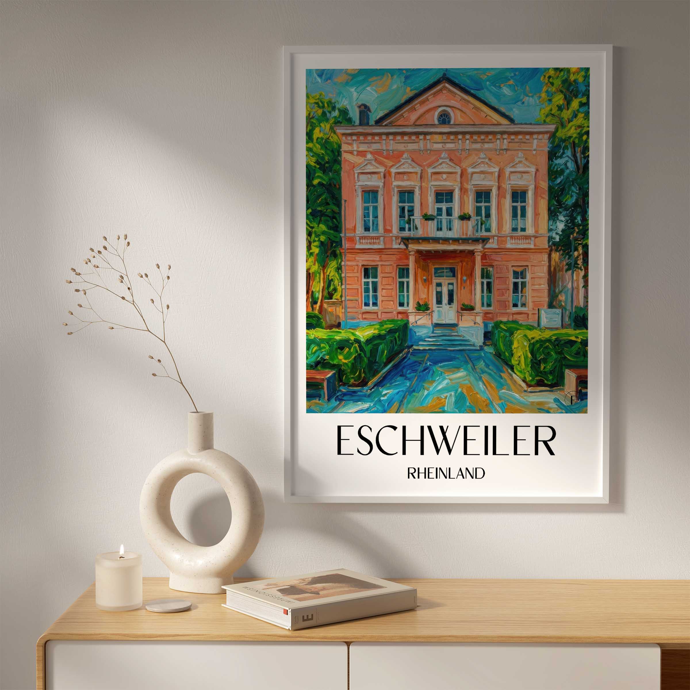 eschweiler-rheinland-deutschland-poster-oil-painting-oelgemaelde