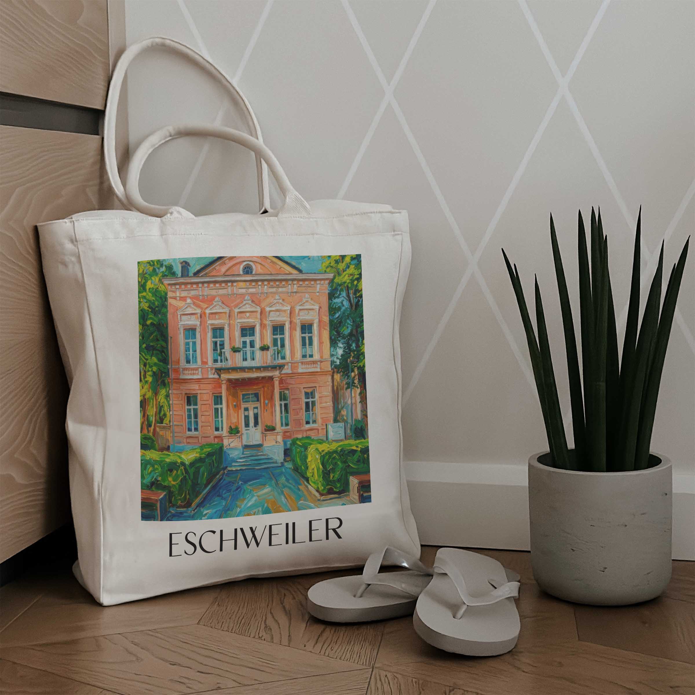 eschweiler-rheinland-deutschland-einkaufstasche-oil-painting-oelgemaelde