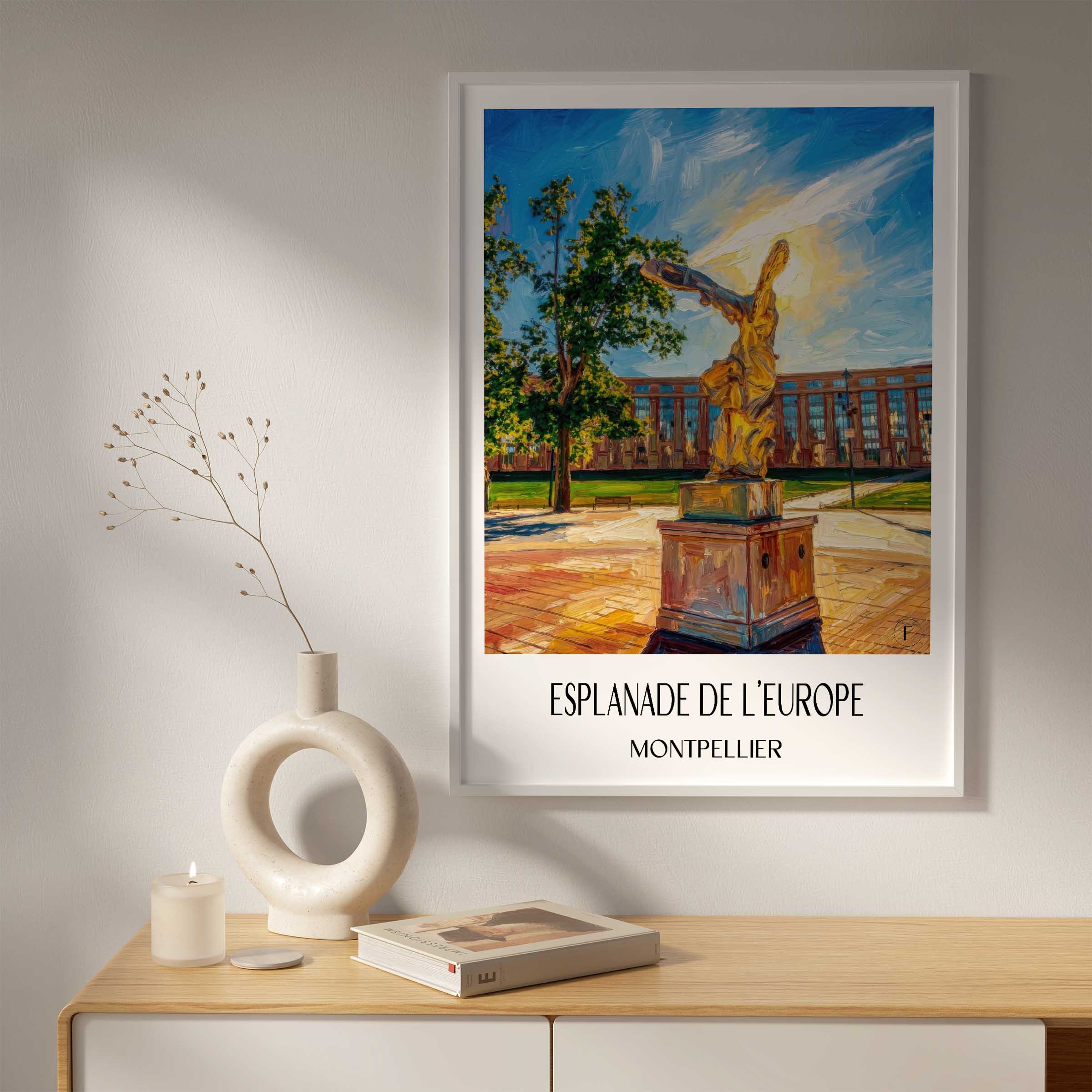 esplanade-de-l'europe-montpellier-frankreich-poster-oil-painting-oelgemaelde