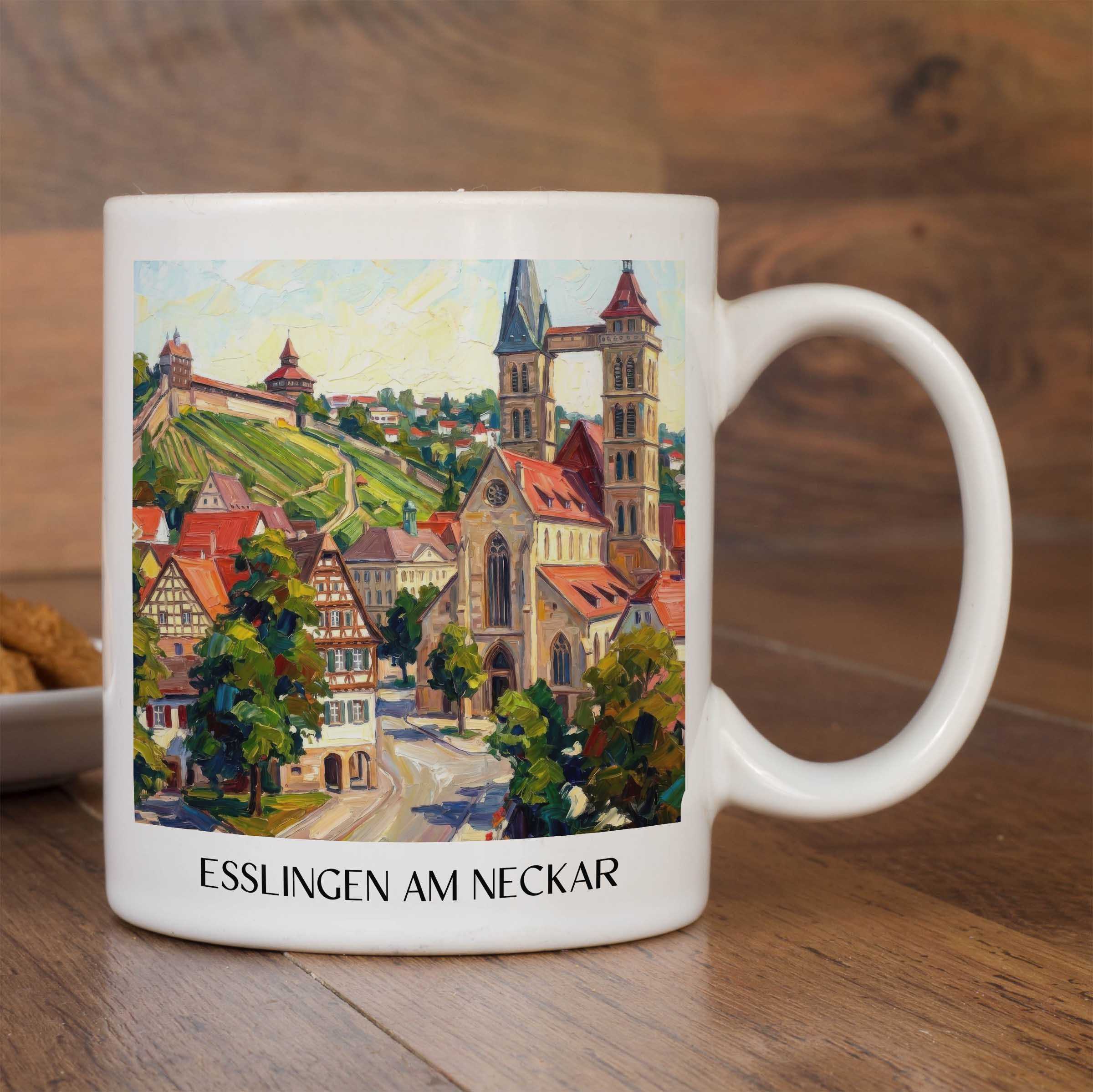 esslingen-am-neckar-neckartal-deutschland-kaffeebecher-oil-painting-oelgemaelde