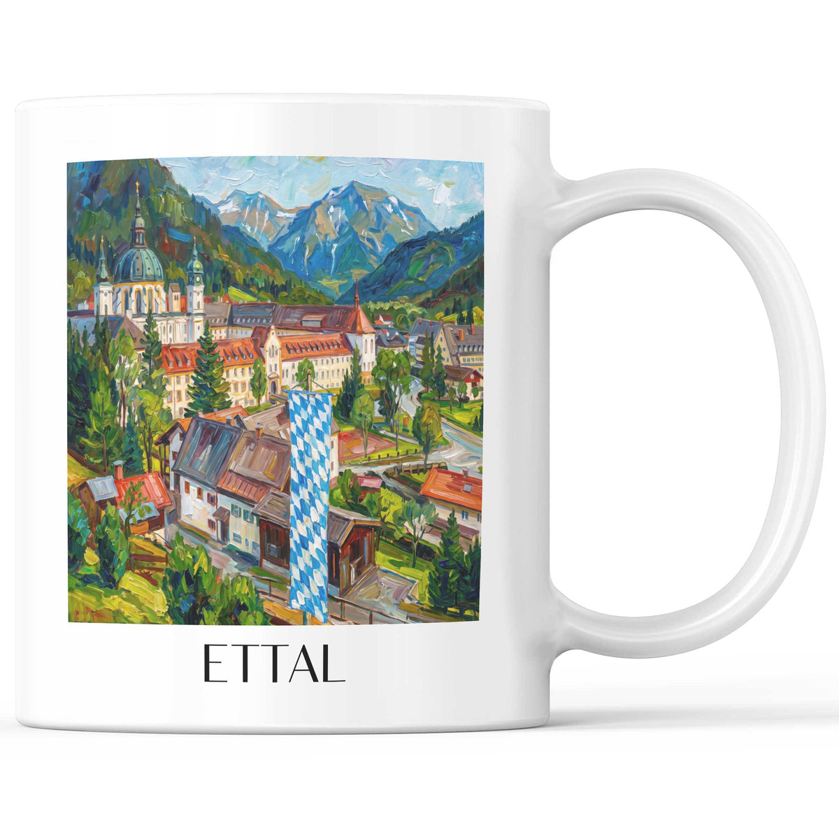 ettal-ammergauer-alpen-deutschland-kaffeebecher-oil-painting-oelgemaelde