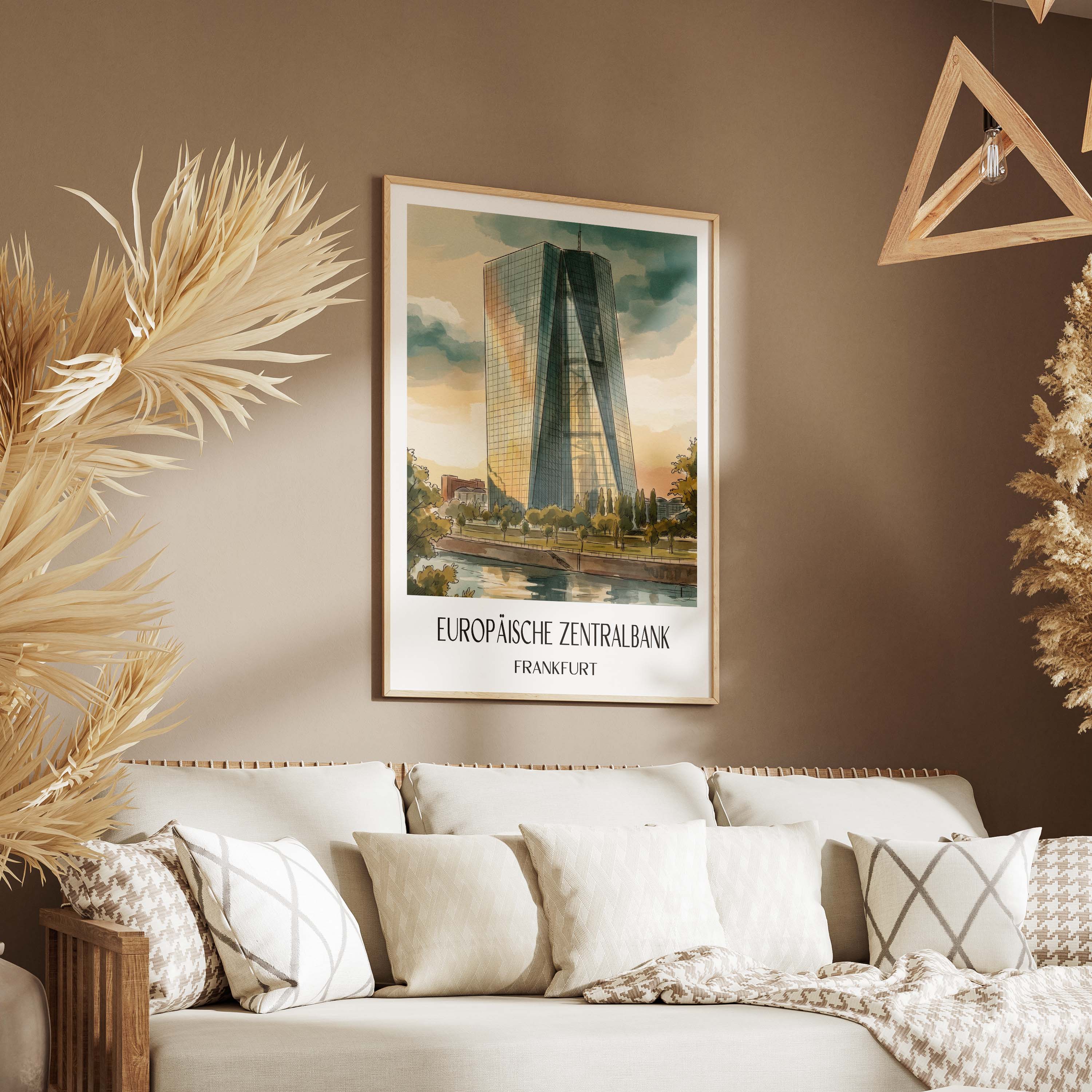 europäische-zentralbank-frankfurt-deutschland-poster-aquarell