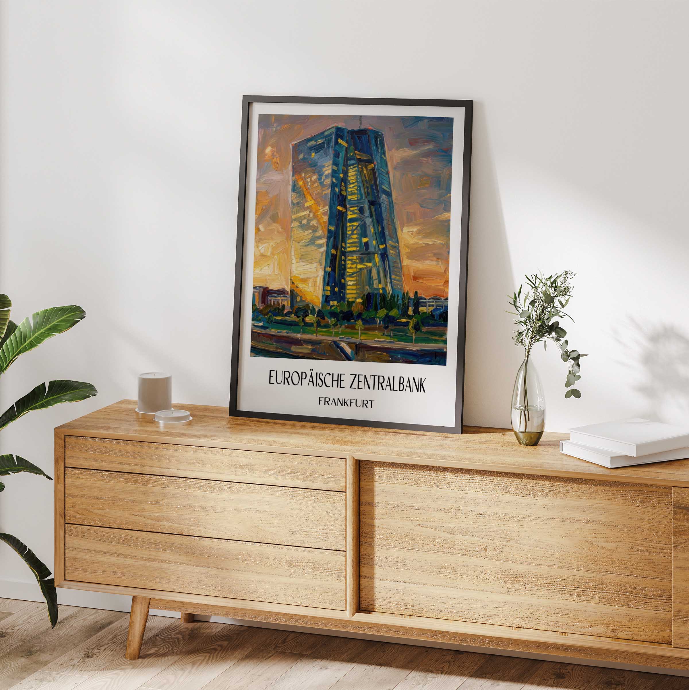 europäische-zentralbank-frankfurt-deutschland-poster-oil-painting-oelgemaelde