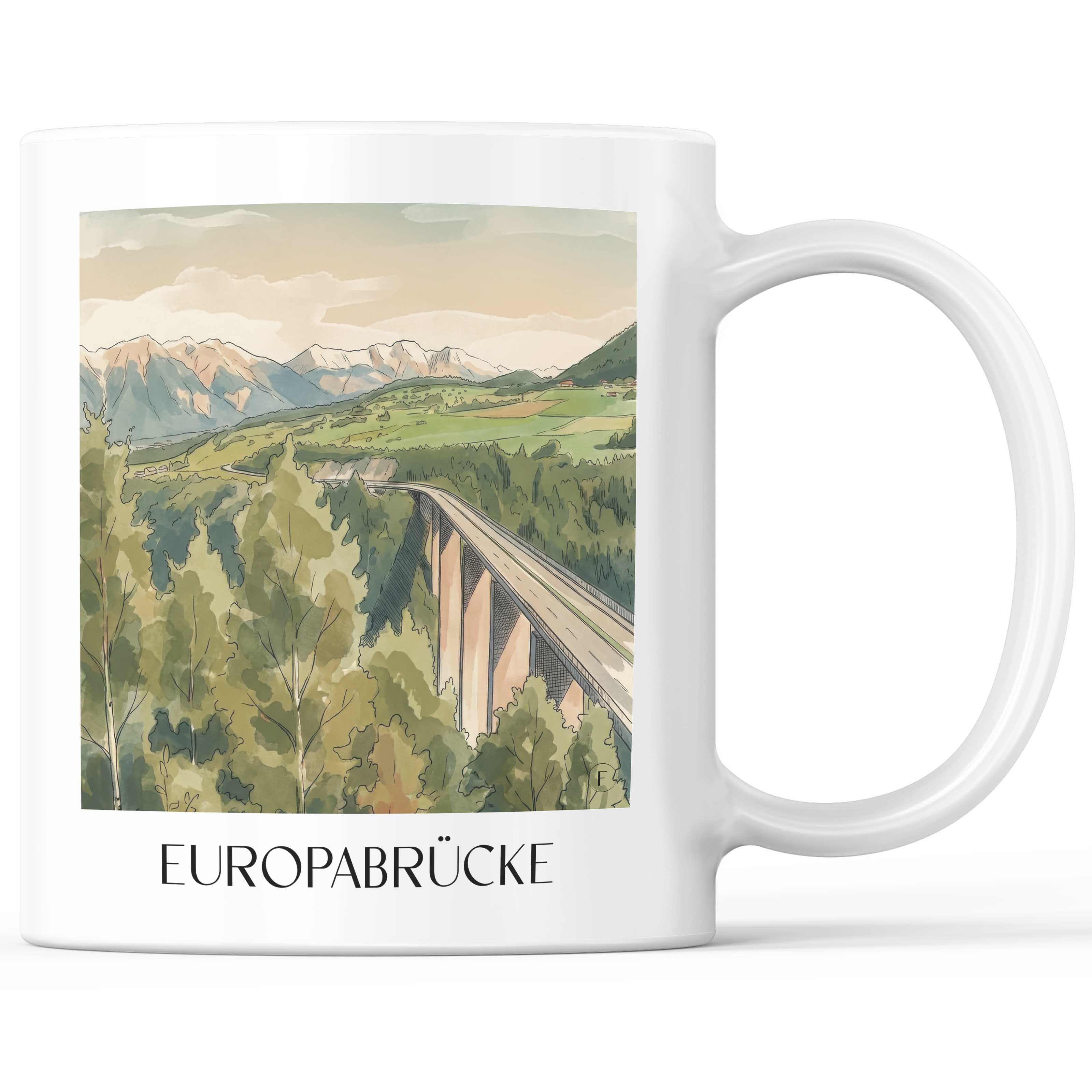 europabrücke-tirol-österreich-kaffeebecher-aquarell