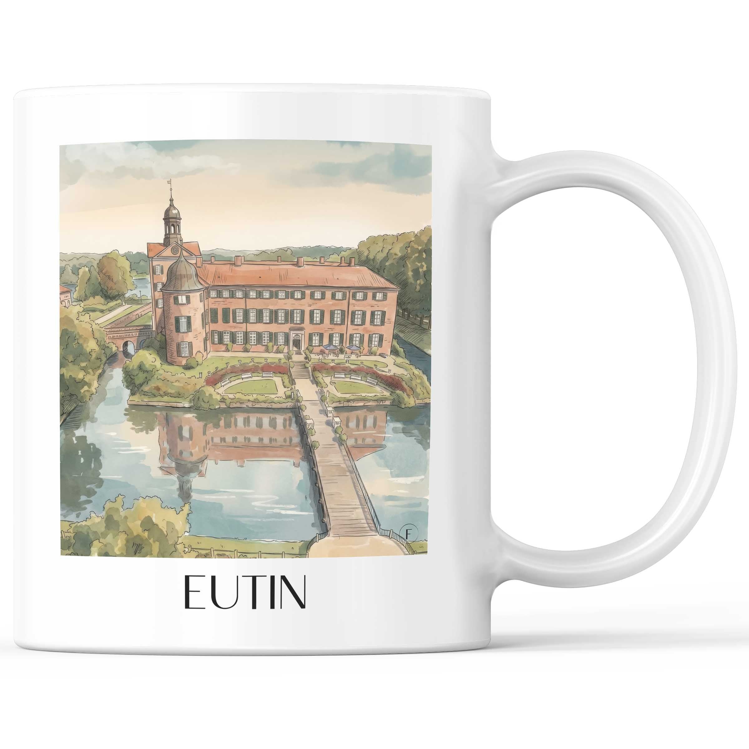 eutin-schleswig-holstein-deutschland-kaffeebecher-aquarell