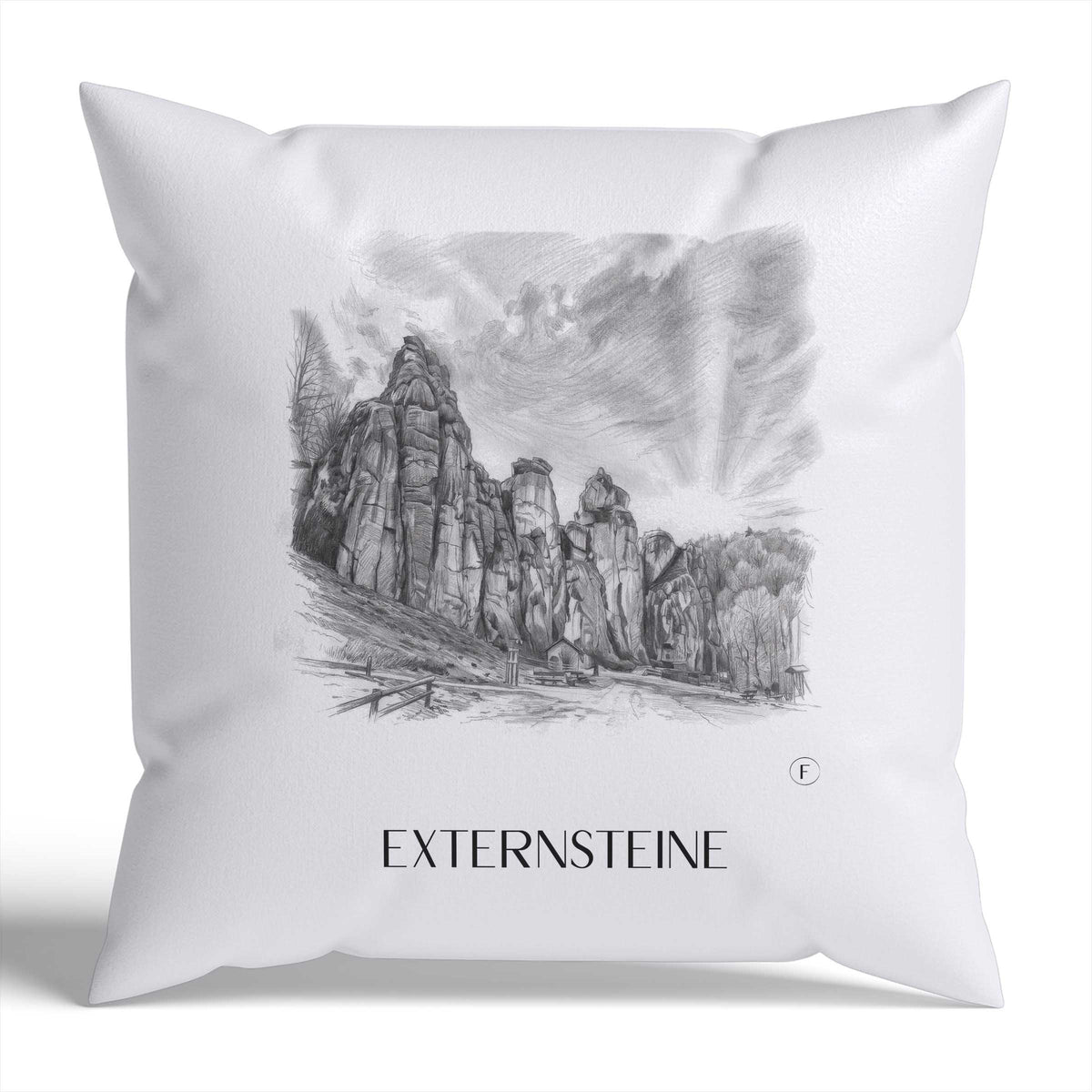 externsteine-detmold-deutschland-kissenbezug-bleistift-zeichnung-drawing