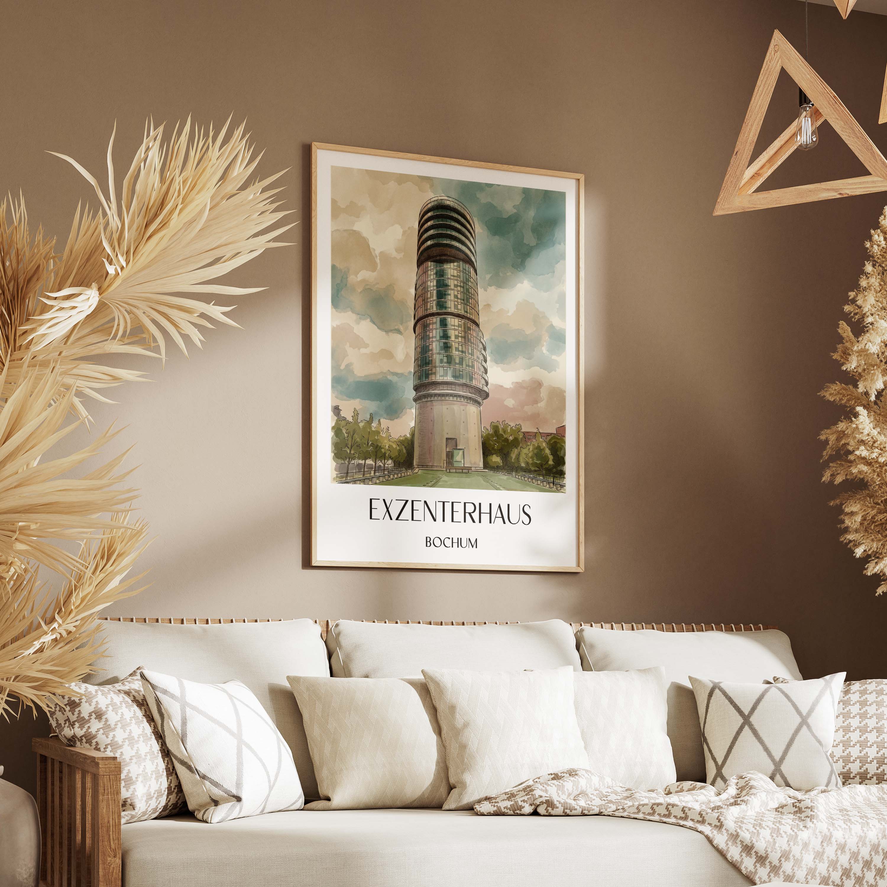 exzenterhaus-bochum-deutschland-poster-aquarell