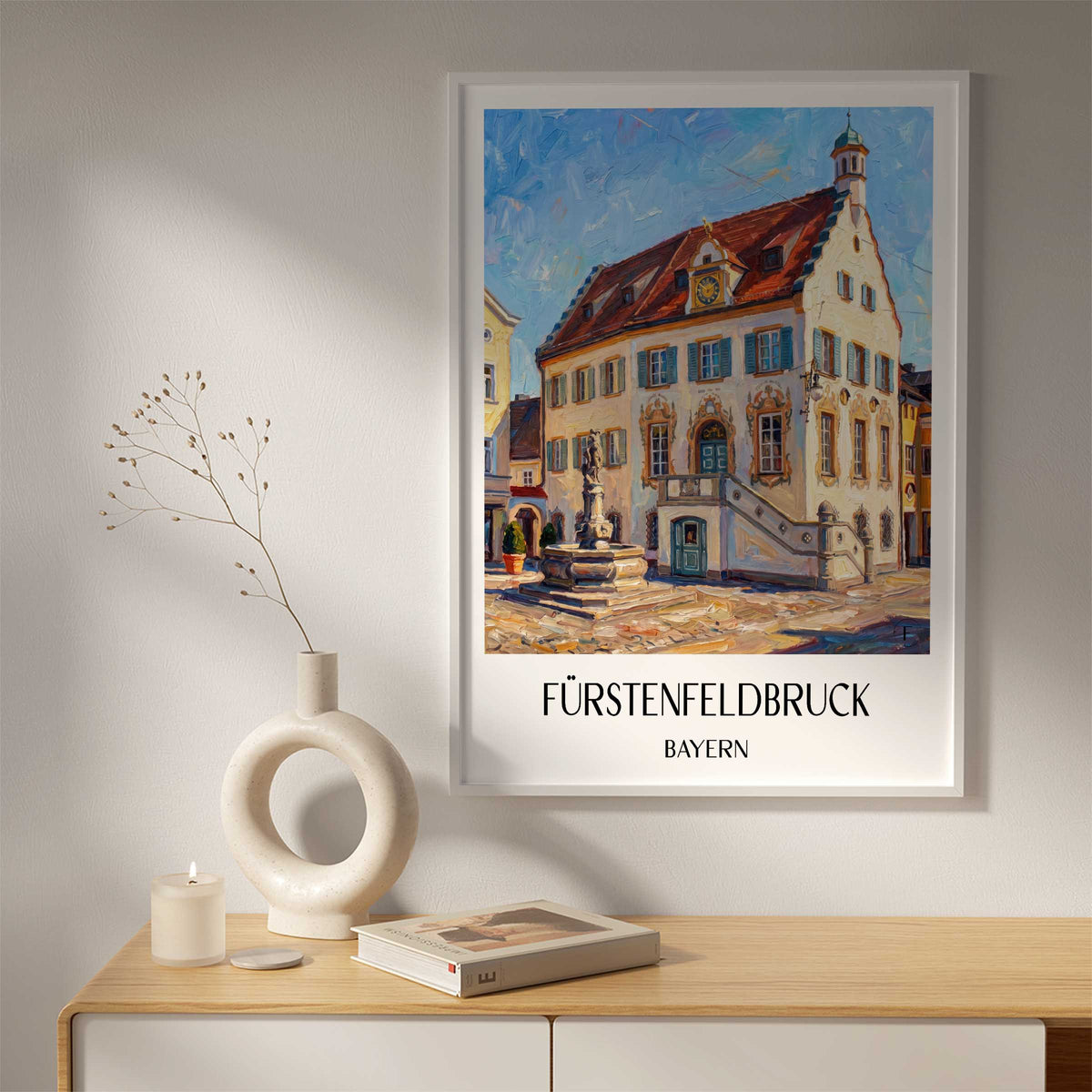 fürstenfeldbruck-bayern-deutschland-poster-oil-painting-oelgemaelde