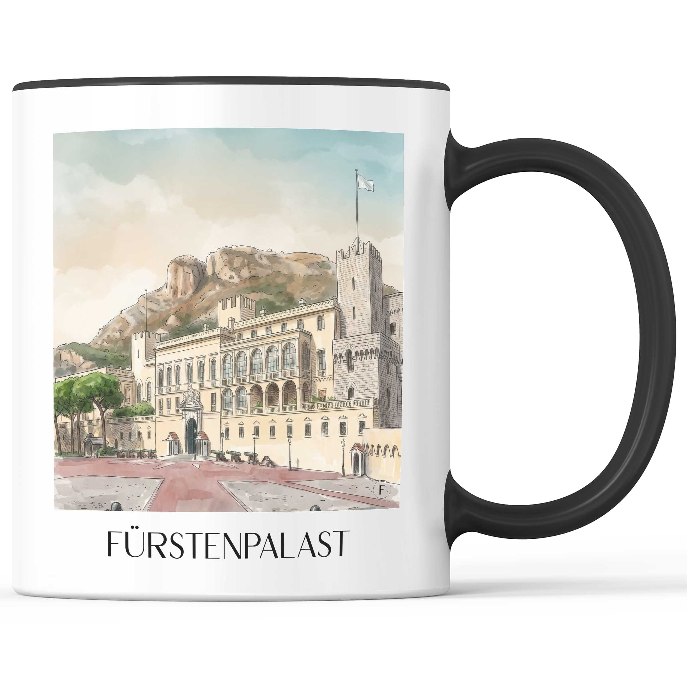 fürstenpalast-monaco-monaco-kaffeebecher-aquarell