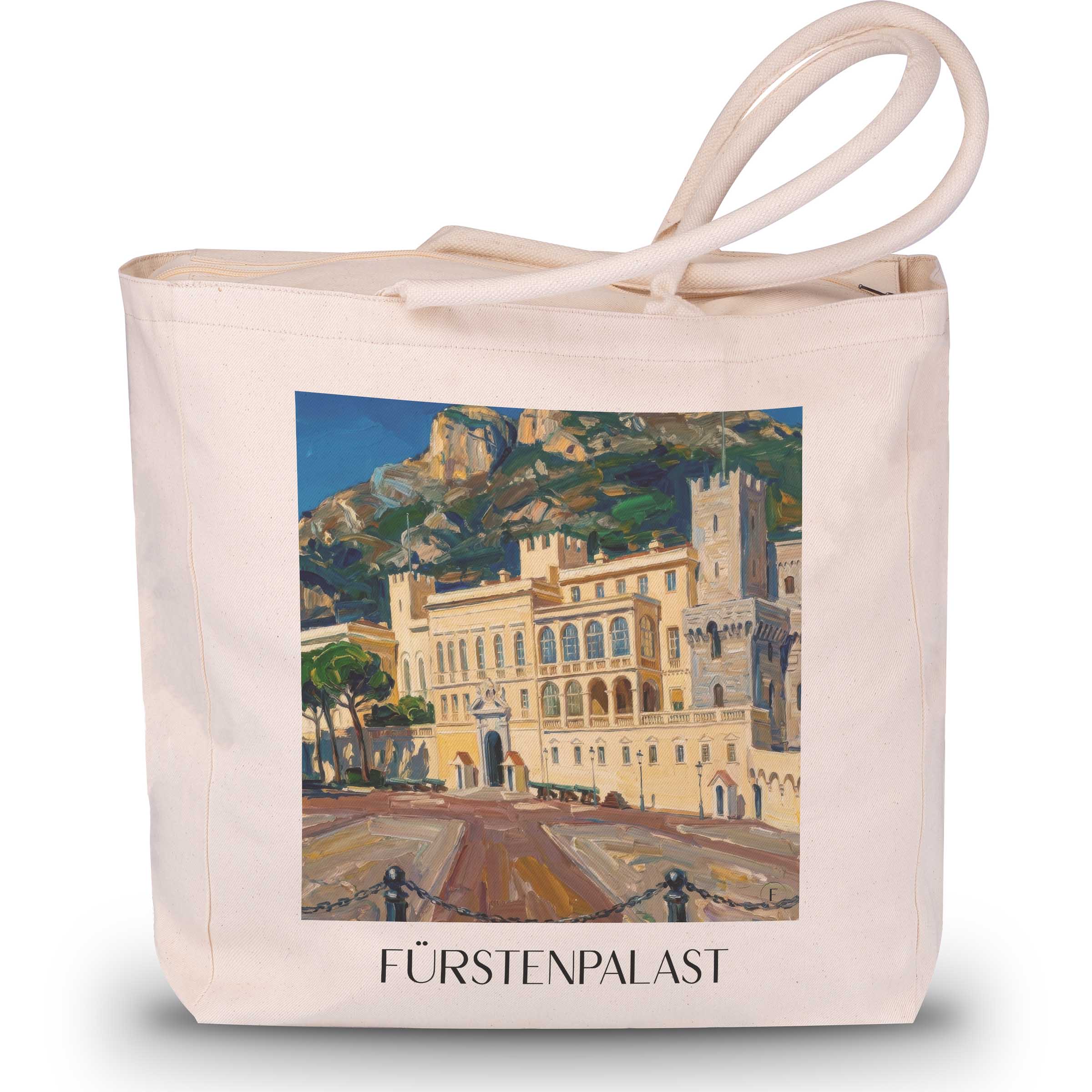 fürstenpalast-monaco-monaco-einkaufstasche-oil-painting-oelgemaelde