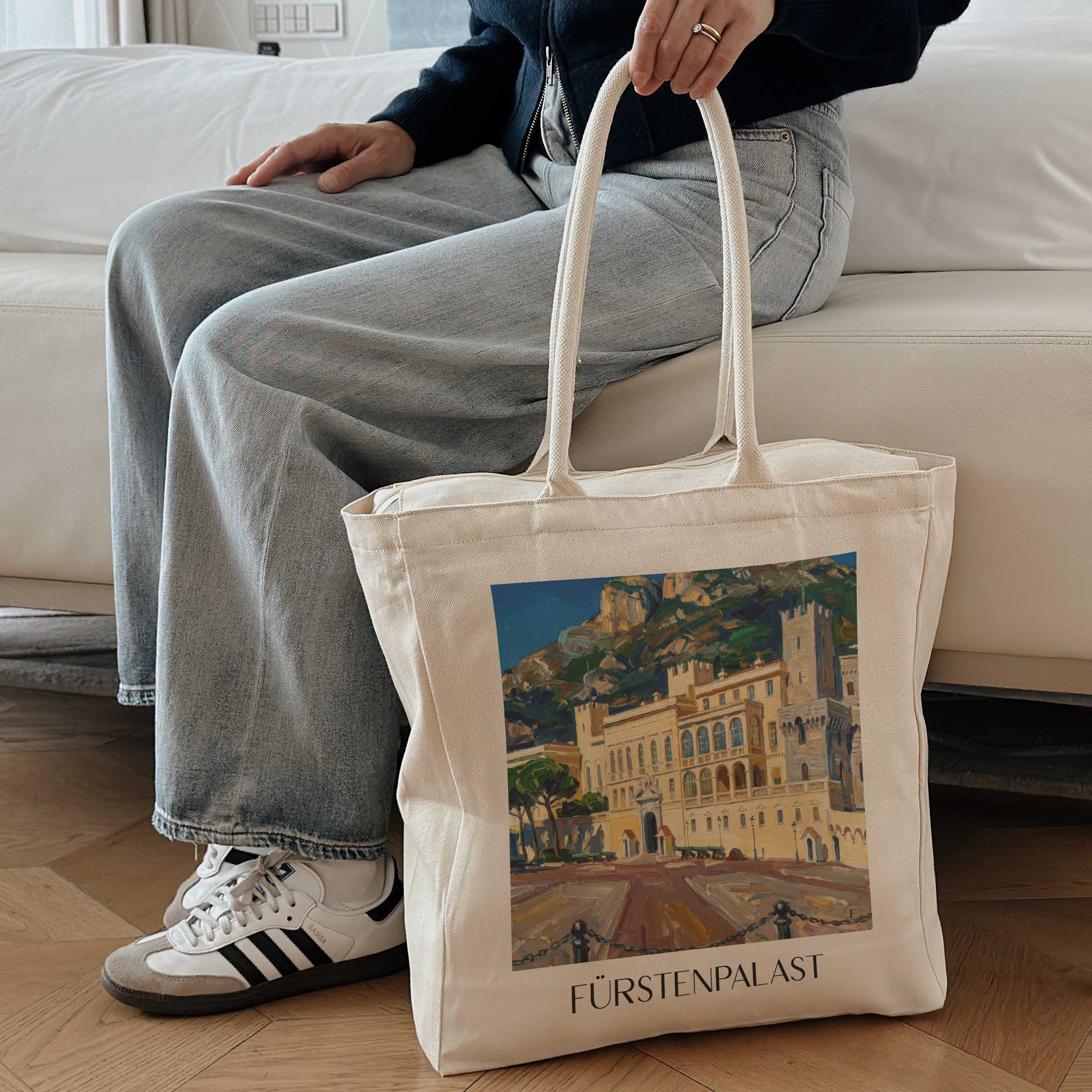 fürstenpalast-monaco-monaco-einkaufstasche-oil-painting-oelgemaelde