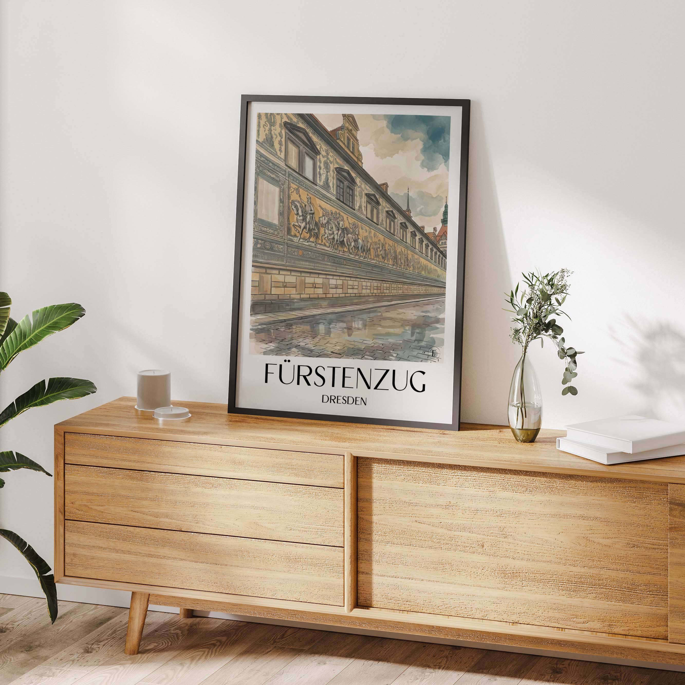 fürstenzug-dresden-deutschland-poster-aquarell