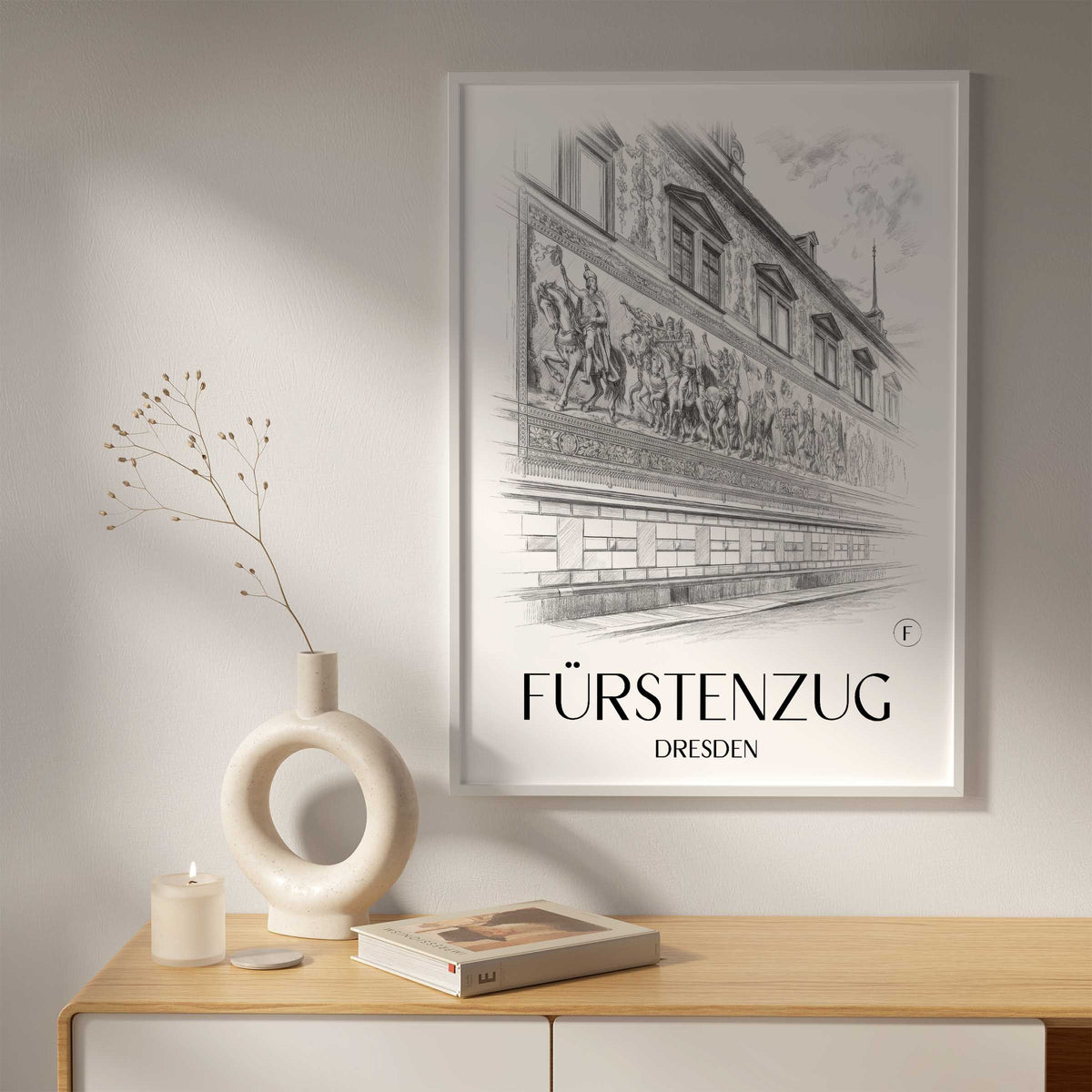 fürstenzug-dresden-deutschland-poster-bleistift-zeichnung-drawing