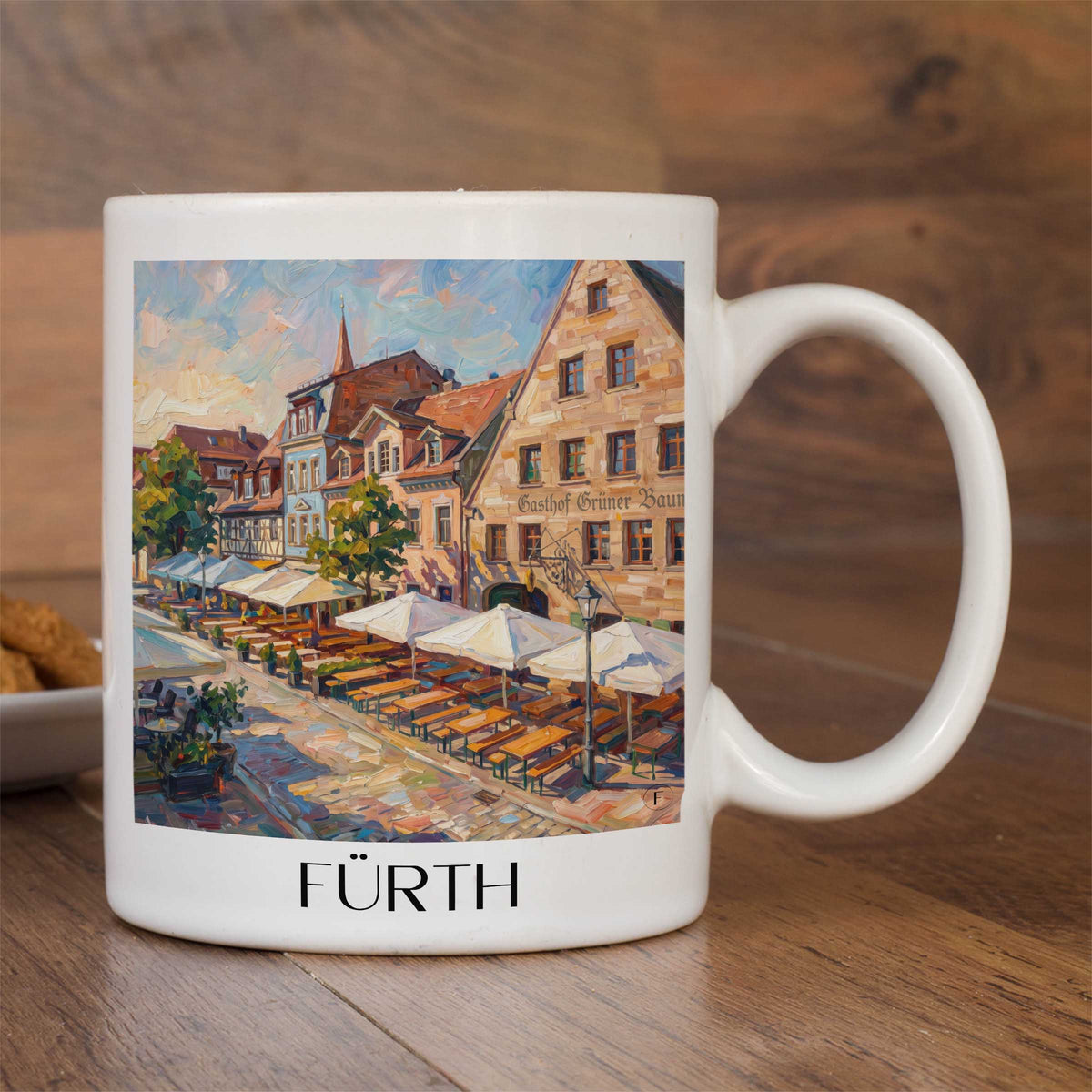 fürth-mittelfranken-deutschland-kaffeebecher-oil-painting-oelgemaelde