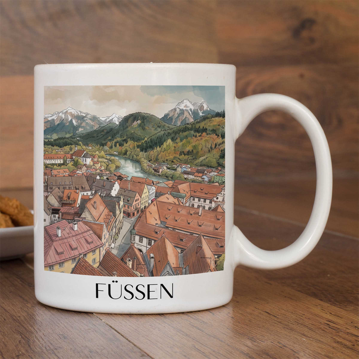 füssen-ostallgäu-deutschland-kaffeebecher-aquarell