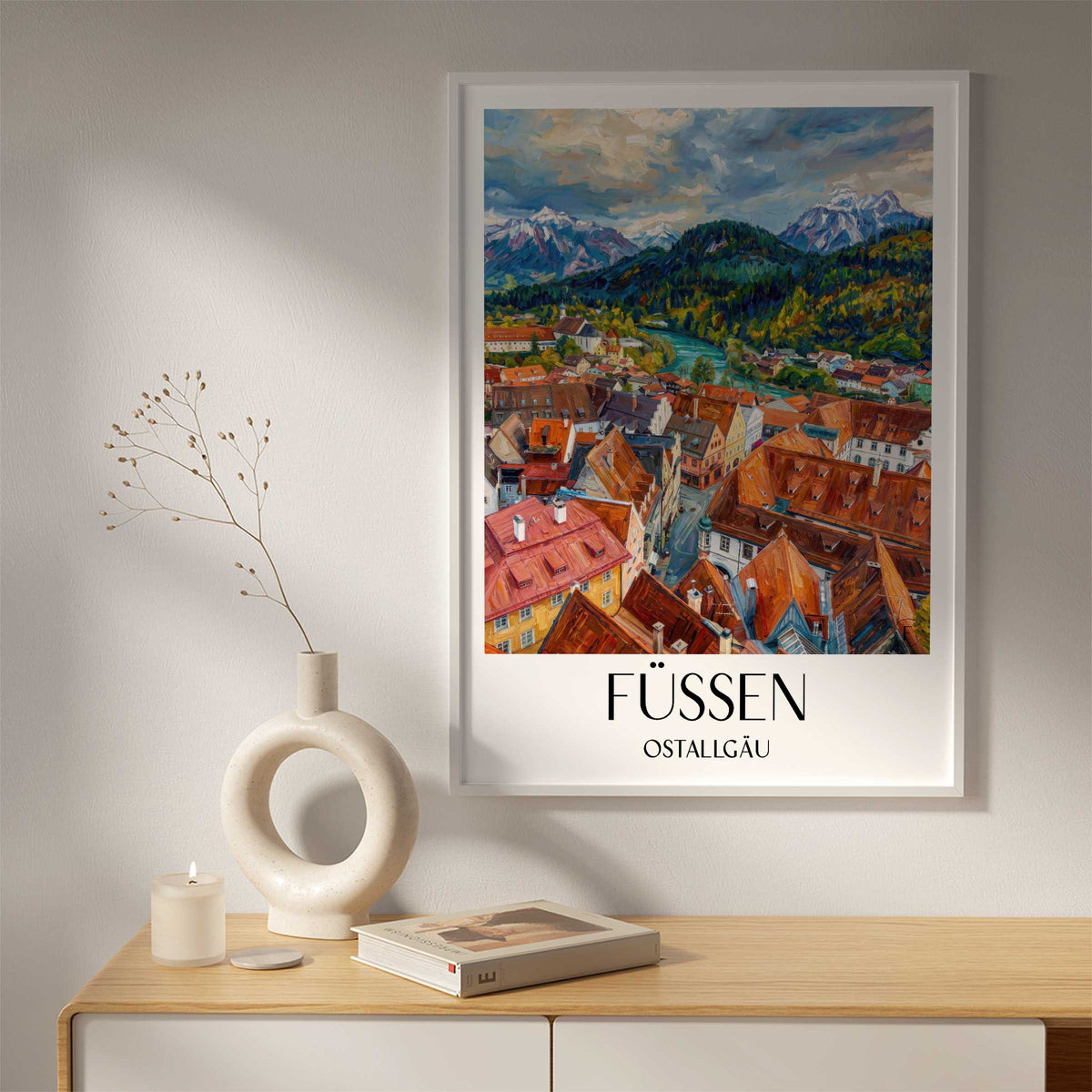 füssen-ostallgäu-deutschland-poster-oil-painting-oelgemaelde