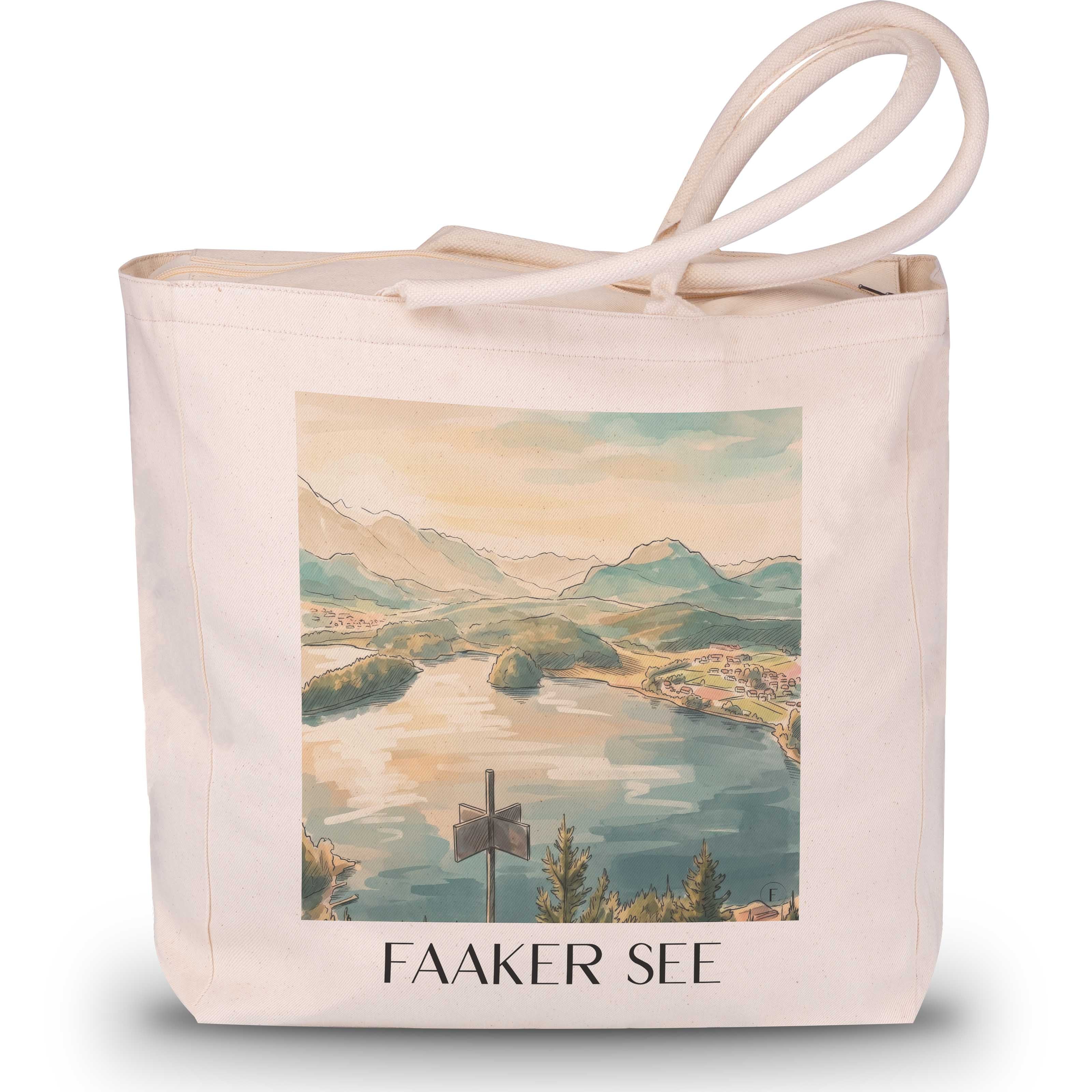 faaker-see-kärnten-österreich-einkaufstasche-aquarell