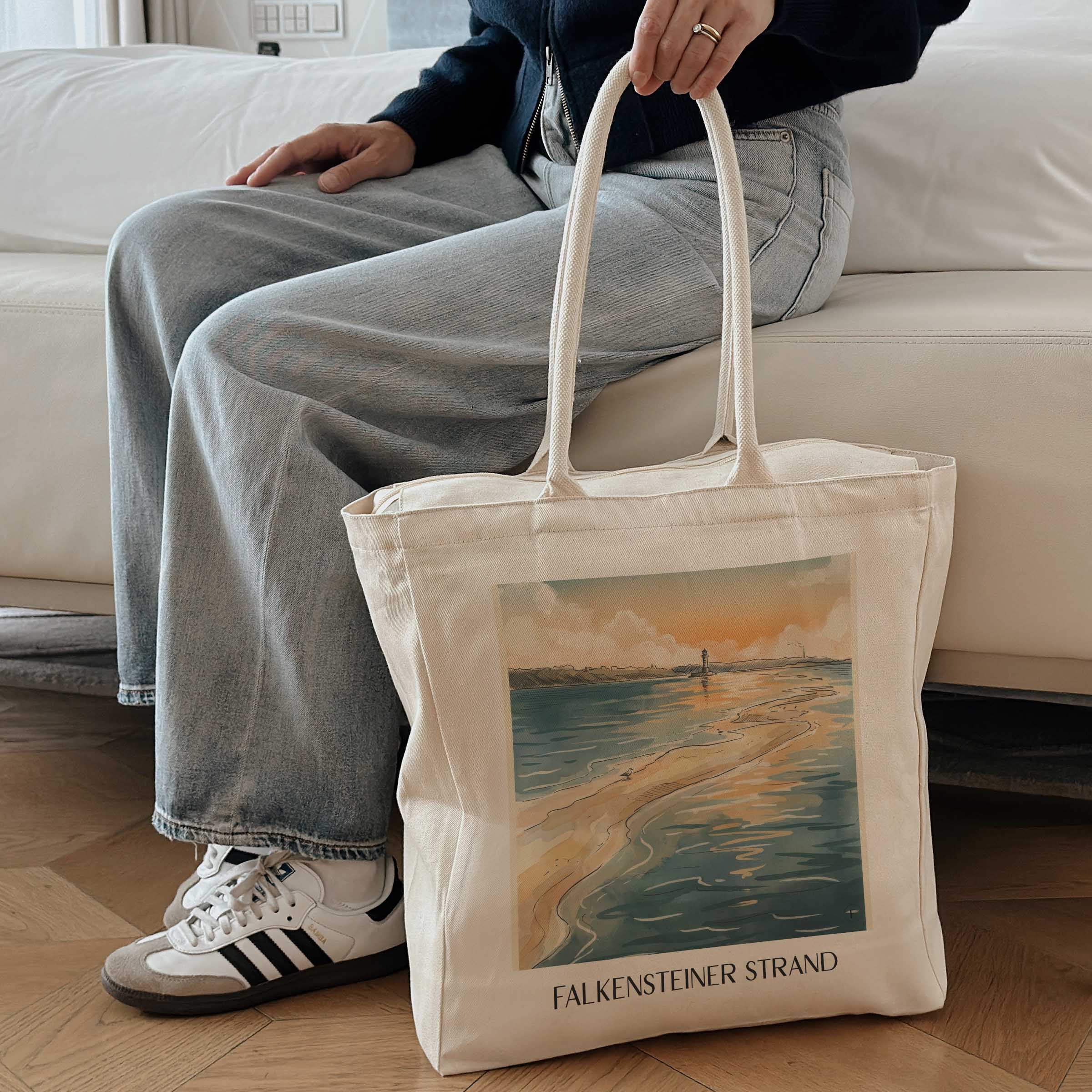 falkensteiner-strand-kiel-deutschland-einkaufstasche-aquarell