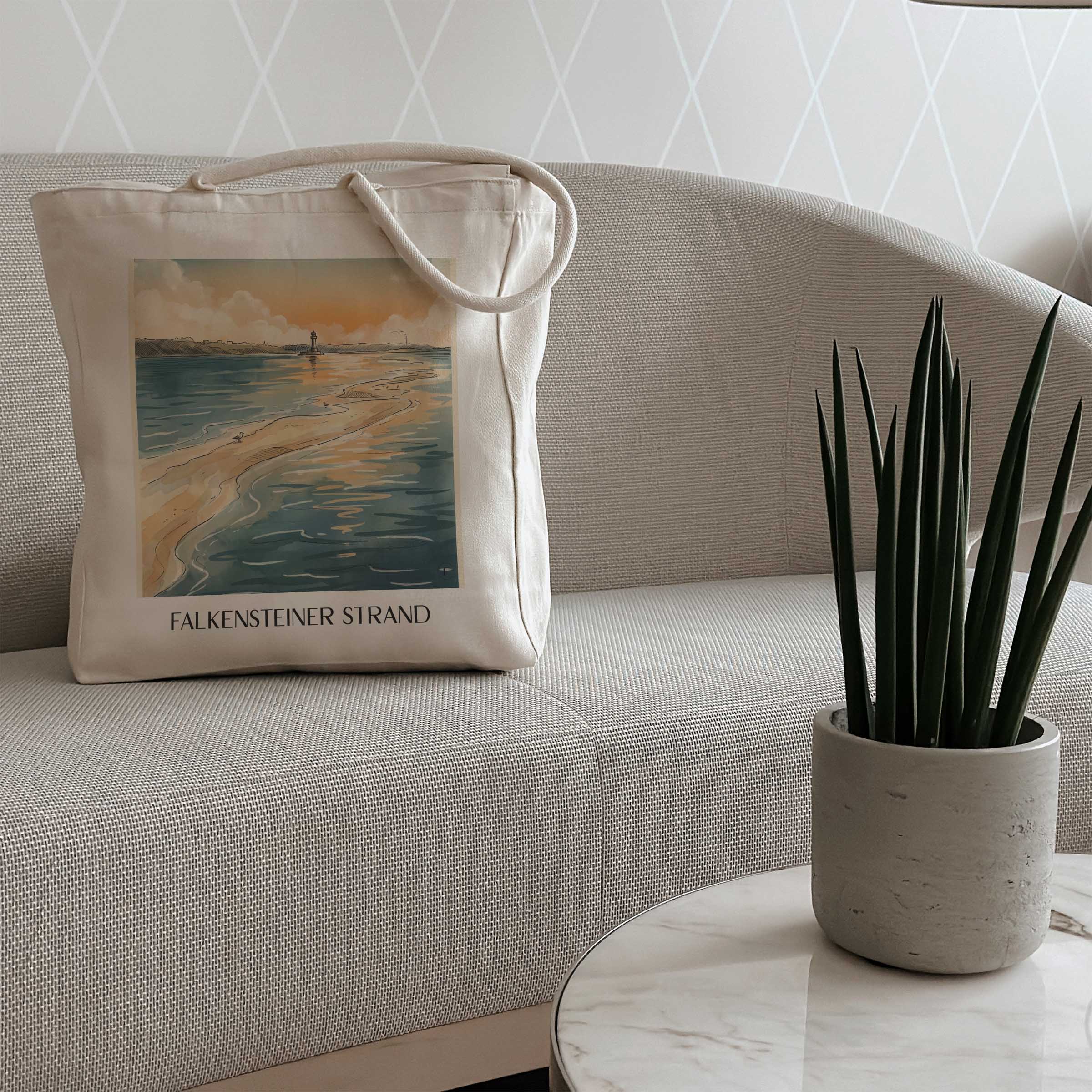 falkensteiner-strand-kiel-deutschland-einkaufstasche-aquarell